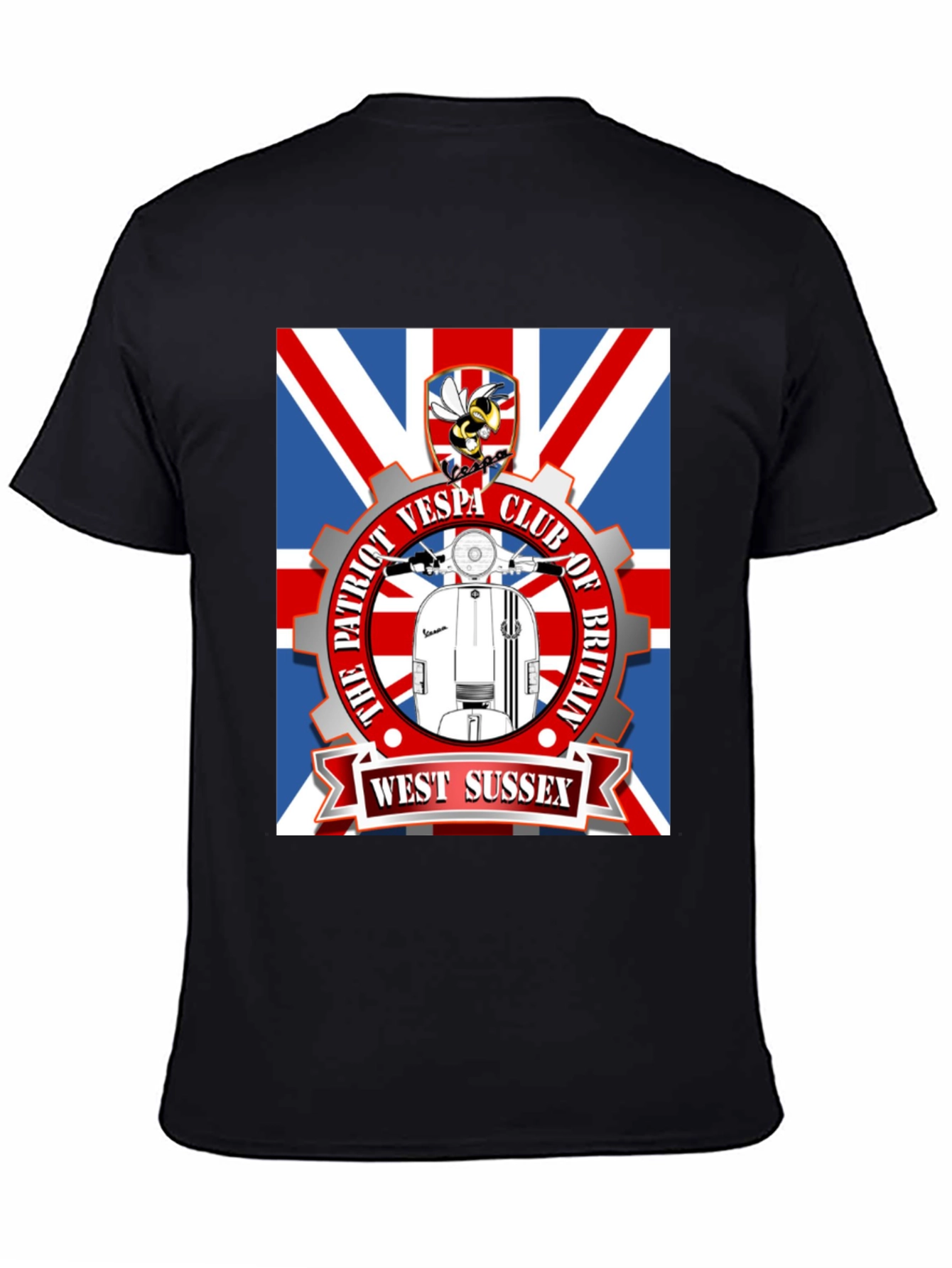Patriot Vespa Club T-Shirt - West Sussex