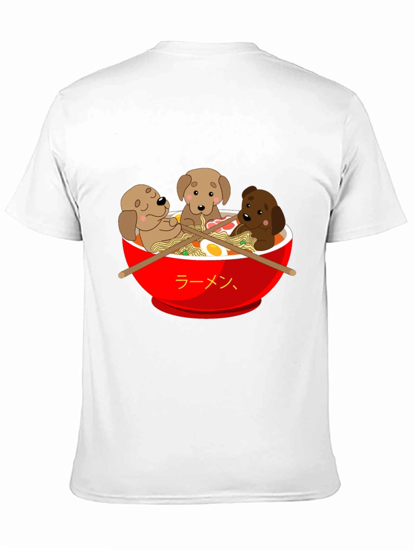 Ramen Puppies Graphic T-Shirt - Cute Dog Lover Tee