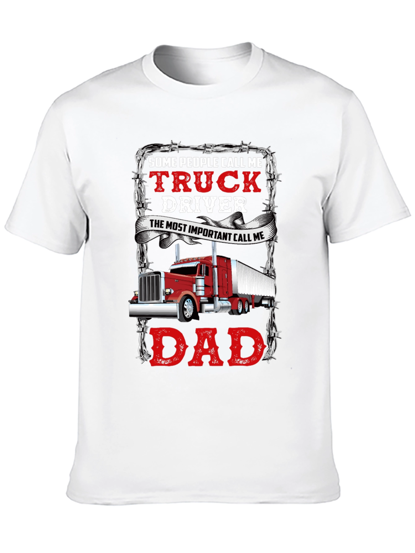 Trucker Dad Graphic Tee - Perfect Gift!