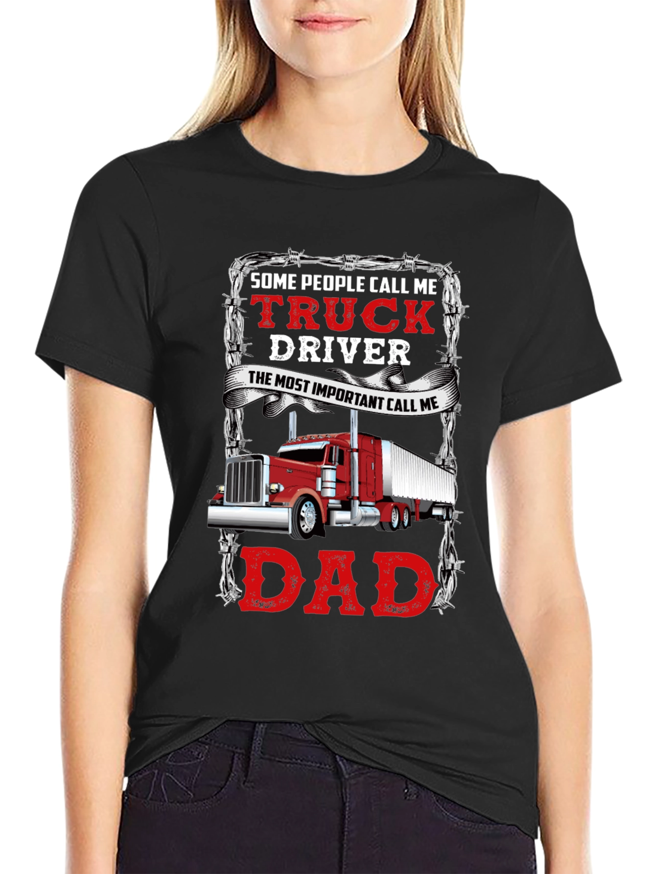 Trucker Dad Graphic Tee - Perfect Gift!
