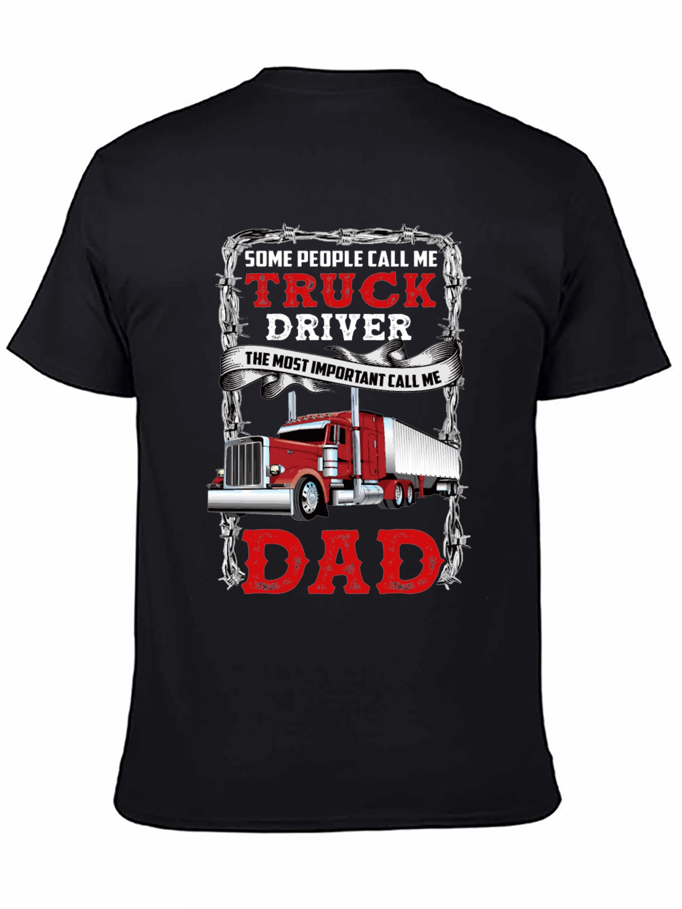 Trucker Dad Graphic Tee - Perfect Gift!