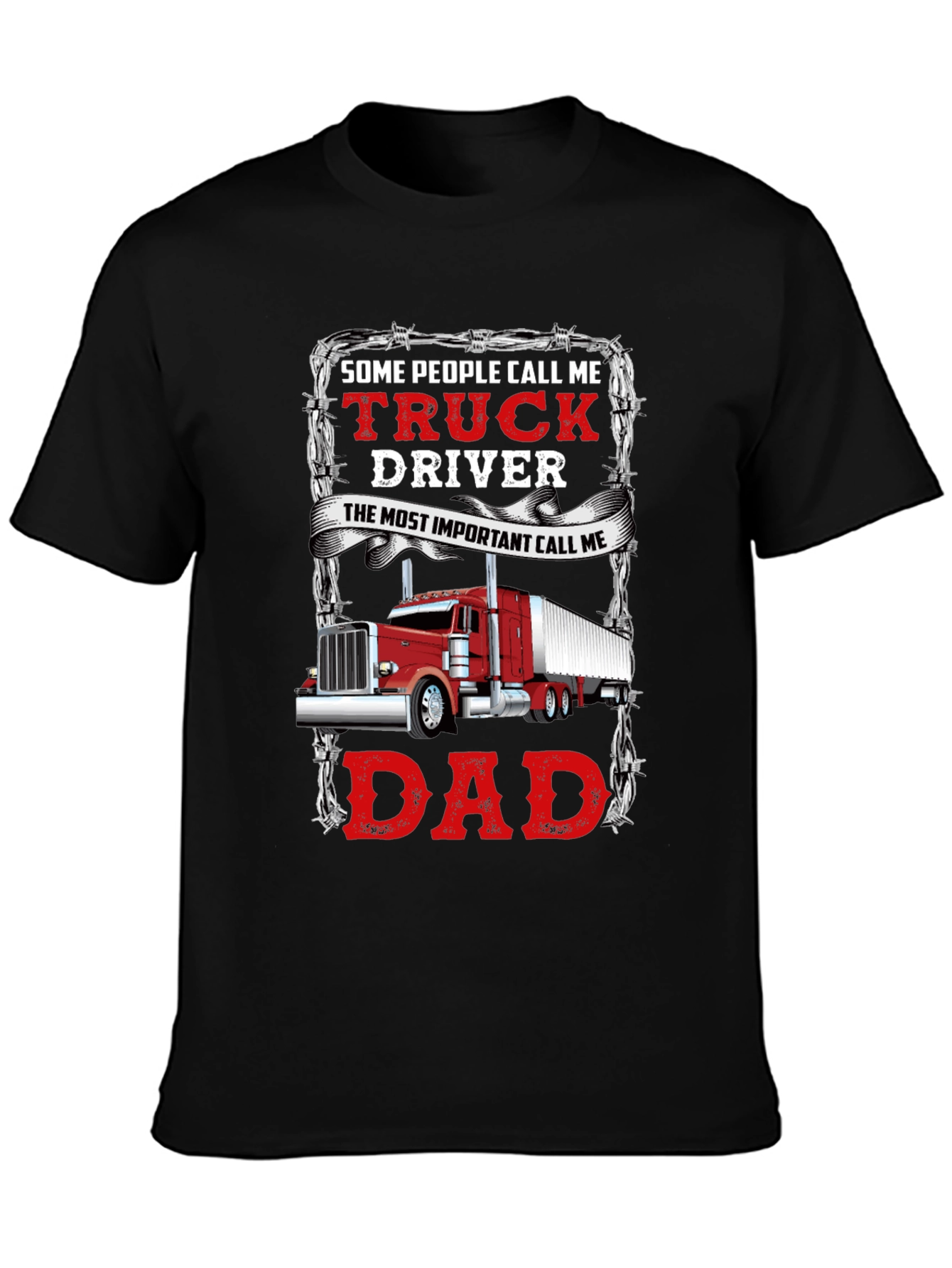 Trucker Dad Graphic Tee - Perfect Gift!