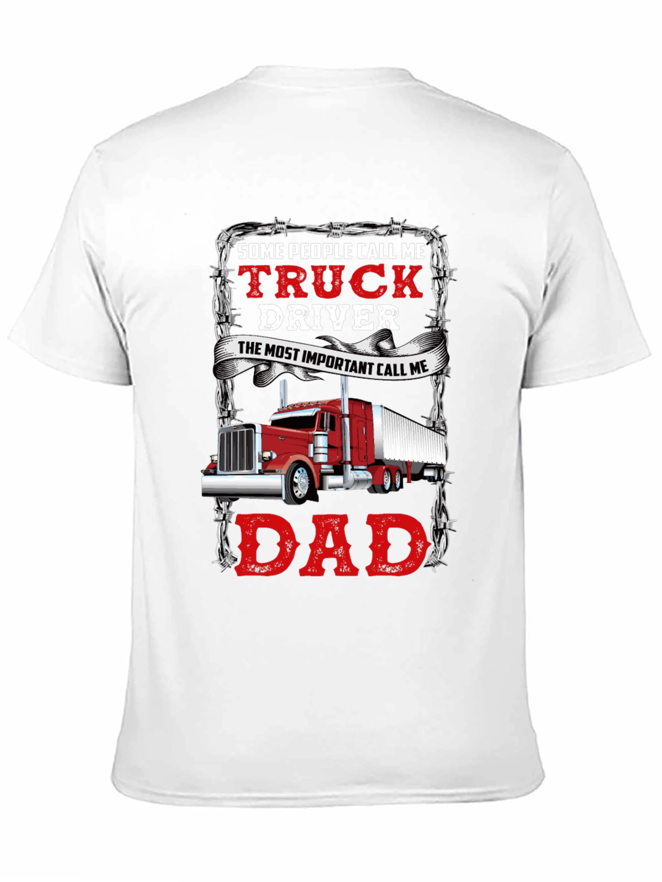 Trucker Dad Graphic Tee - Perfect Gift!