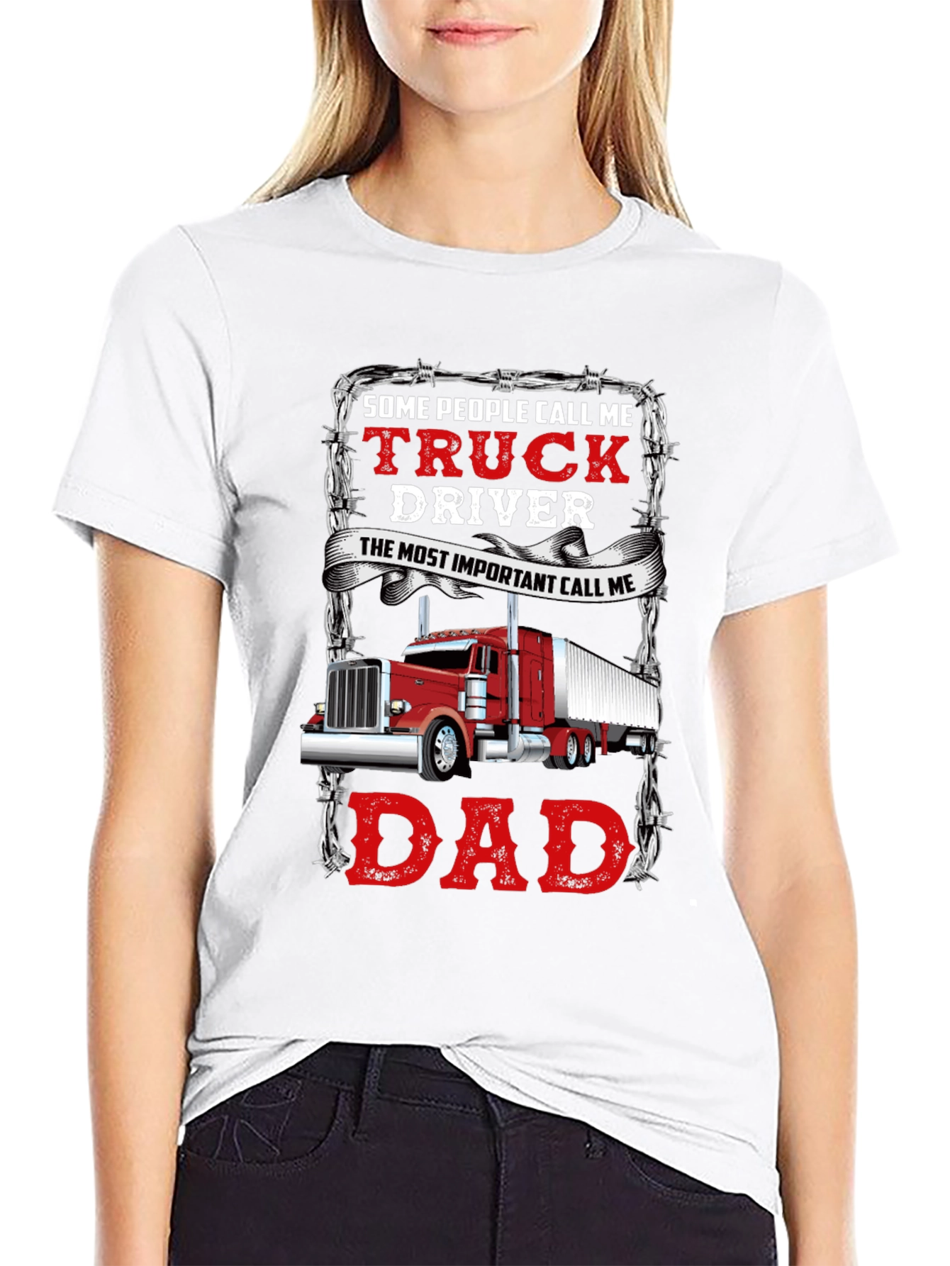 Trucker Dad Graphic Tee - Perfect Gift!