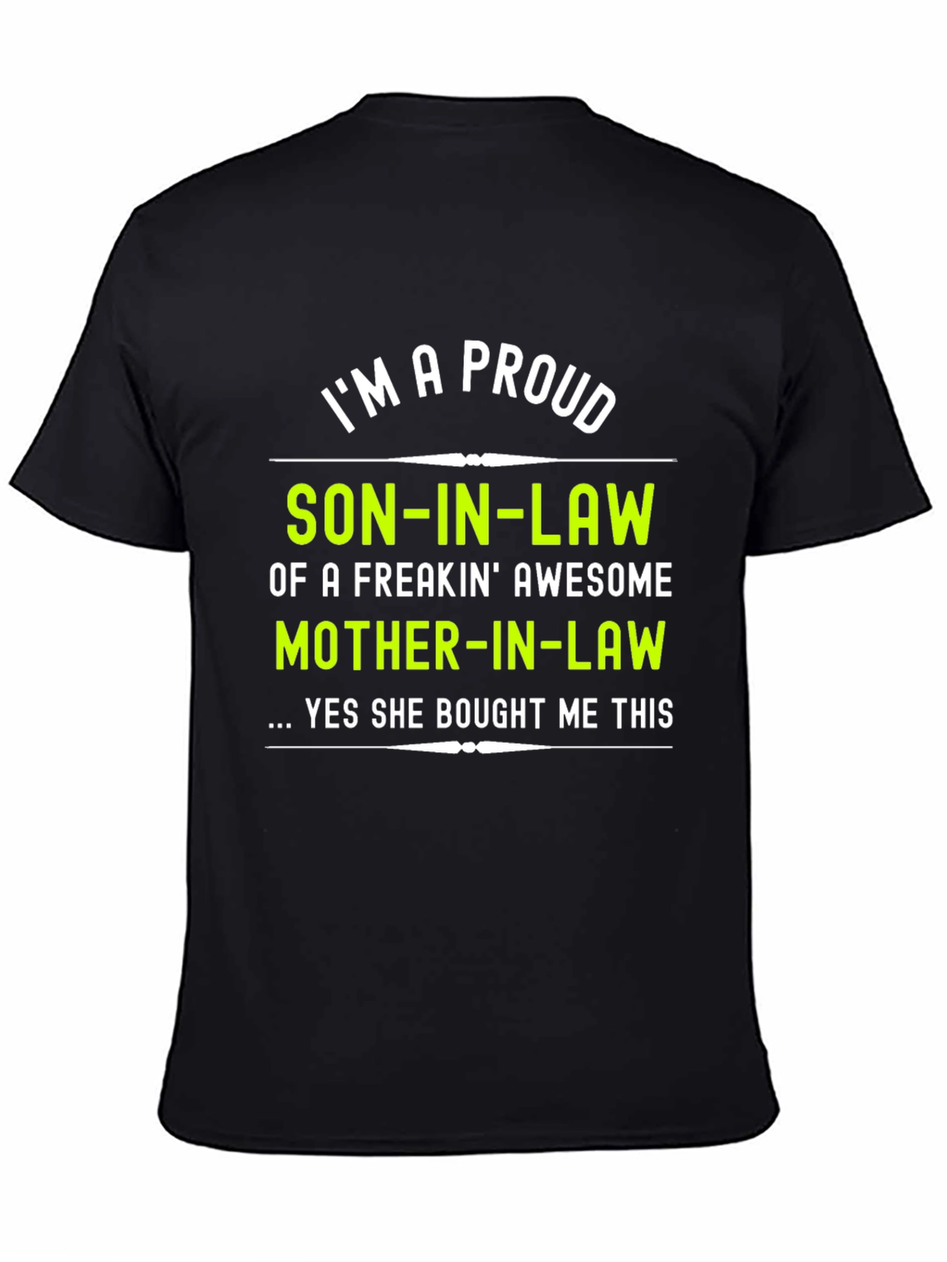 Proud Son-In-Law Graphic T-Shirt
