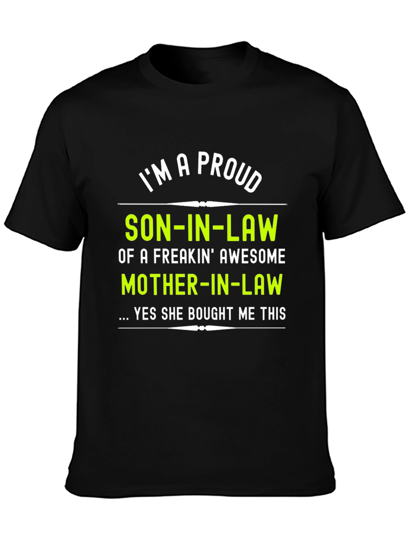 Proud Son-In-Law Graphic T-Shirt