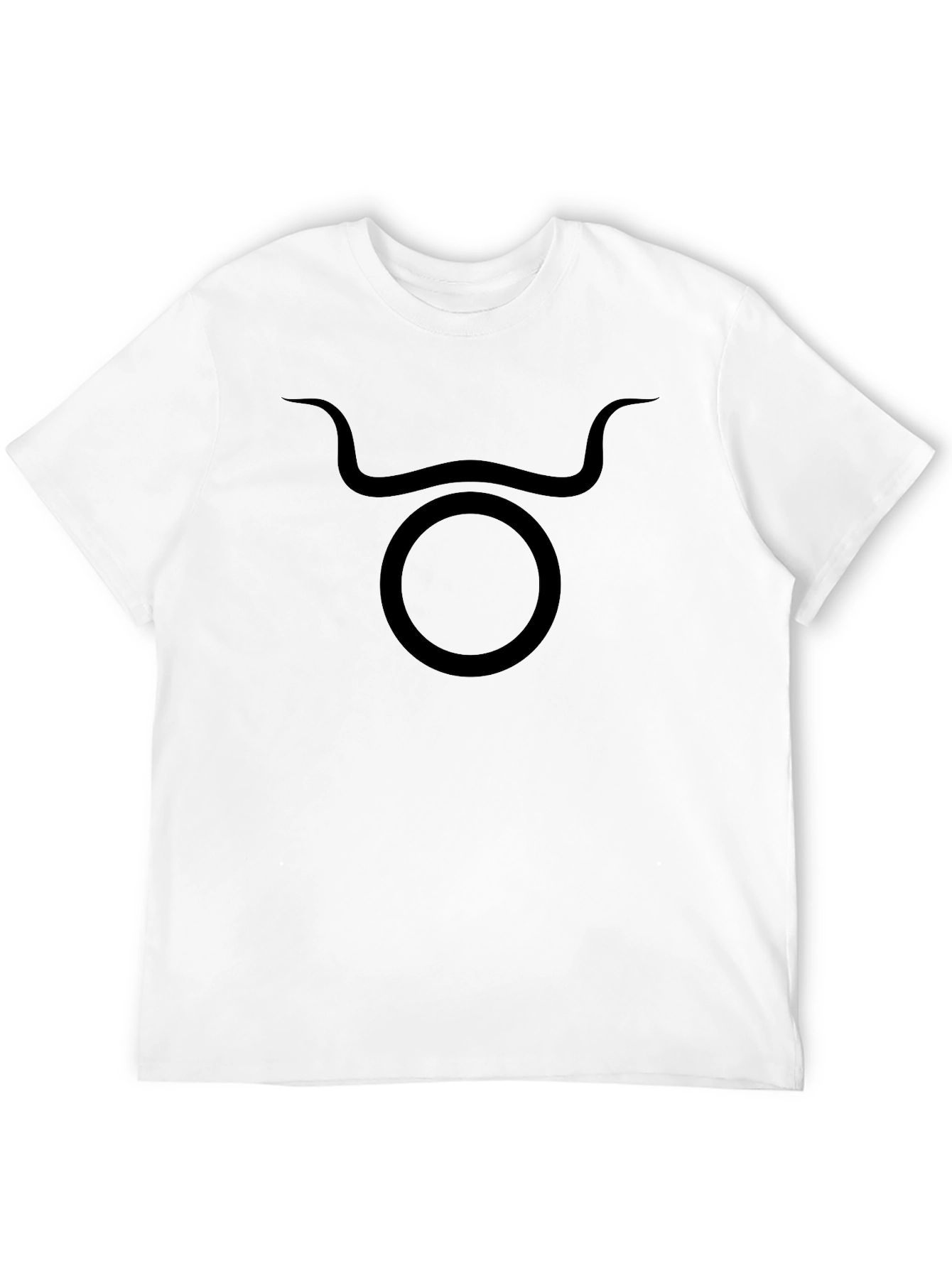 Taurus Zodiac Graphic Tee - Black Cotton Shirt