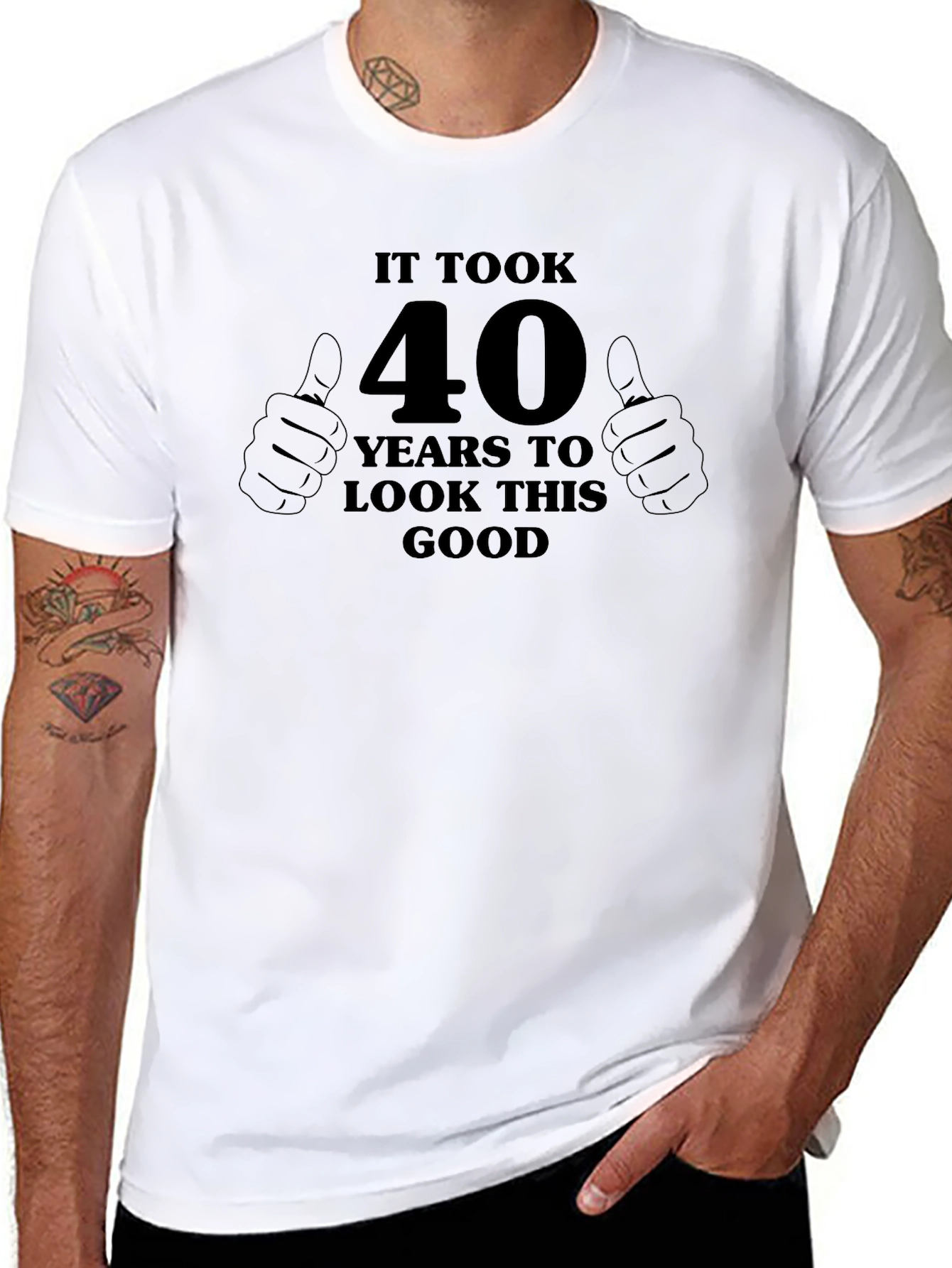 Funny 40th Birthday Graphic T-Shirt