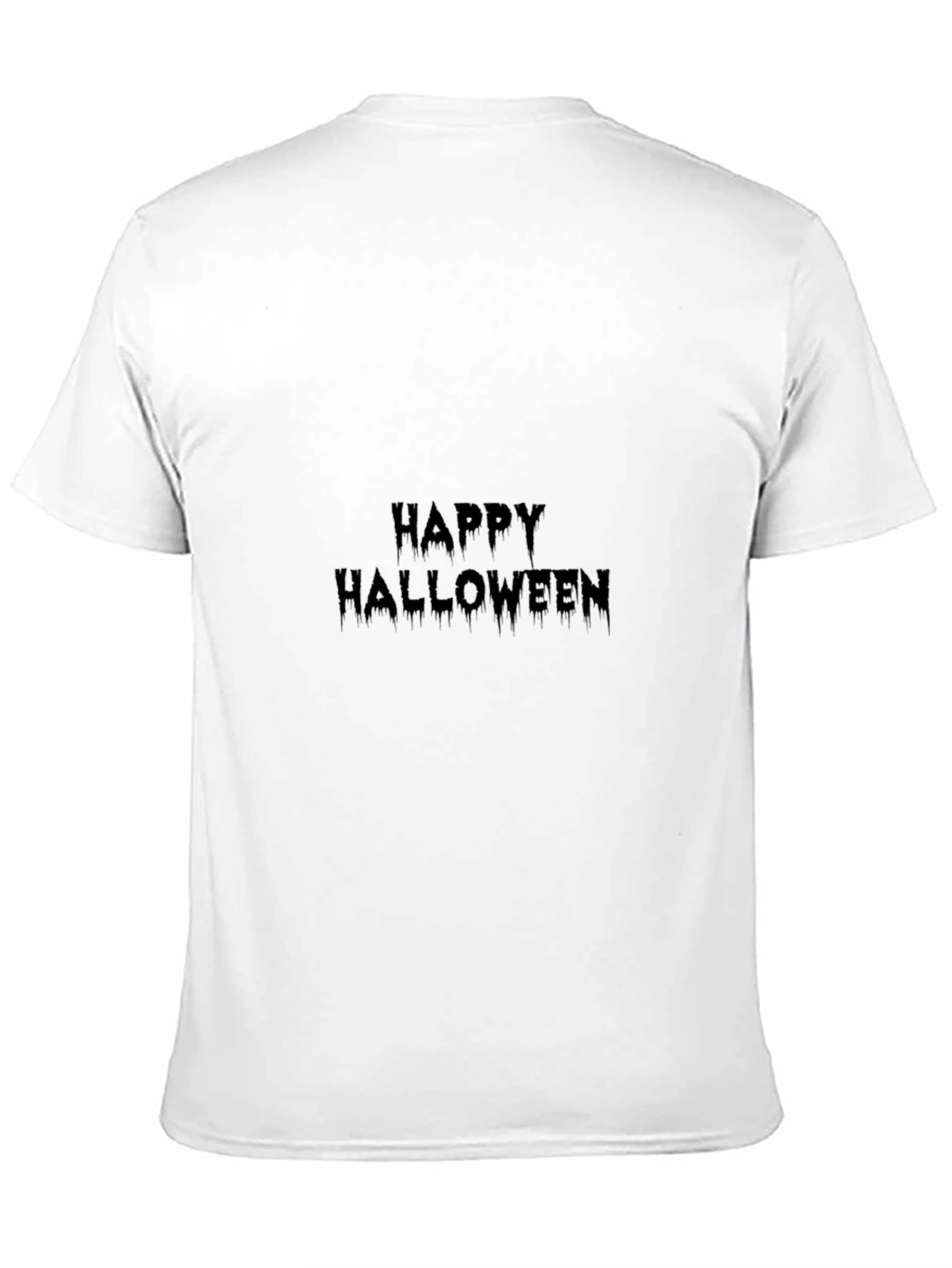 Happy Halloween Black Graphic T-Shirt