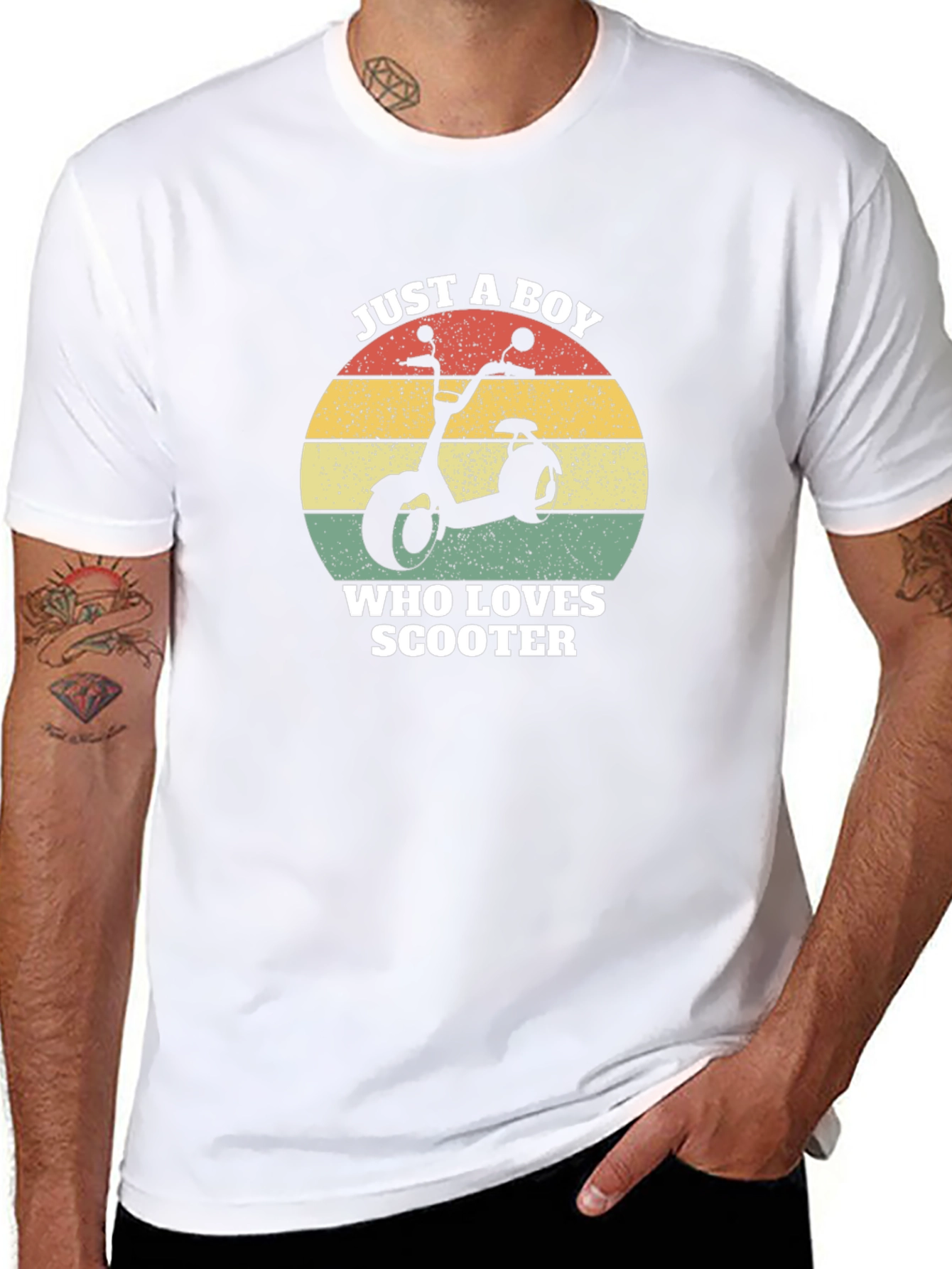 Just A Boy Who Loves Scooter T-Shirt