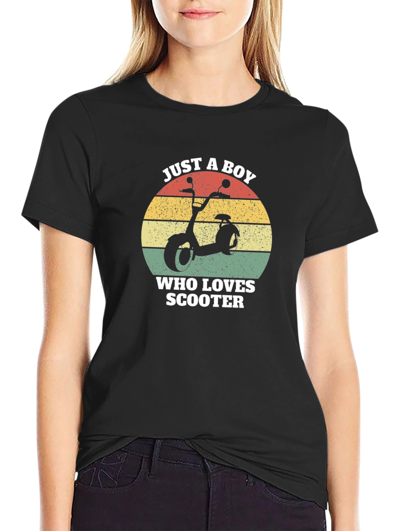Just A Boy Who Loves Scooter T-Shirt