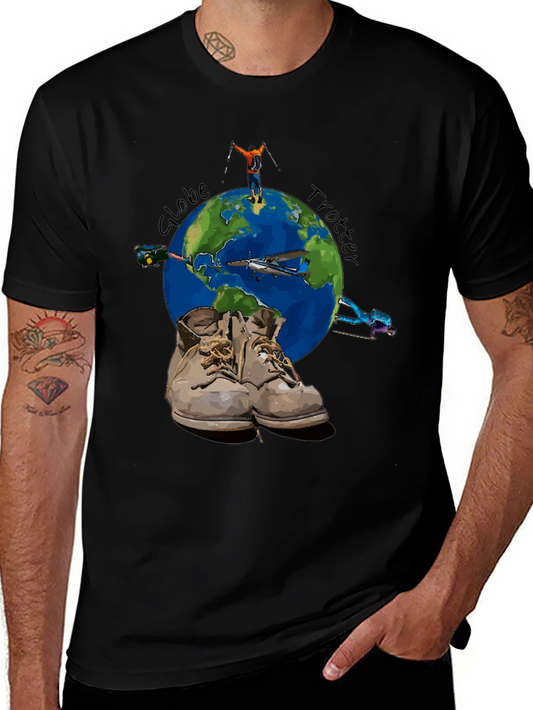 Globe Trotter Graphic Tee - Adventure Awaits!