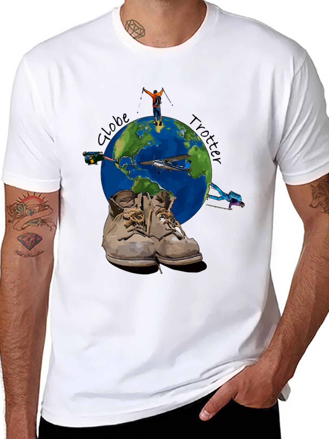 Globe Trotter Graphic Tee - Adventure Awaits!