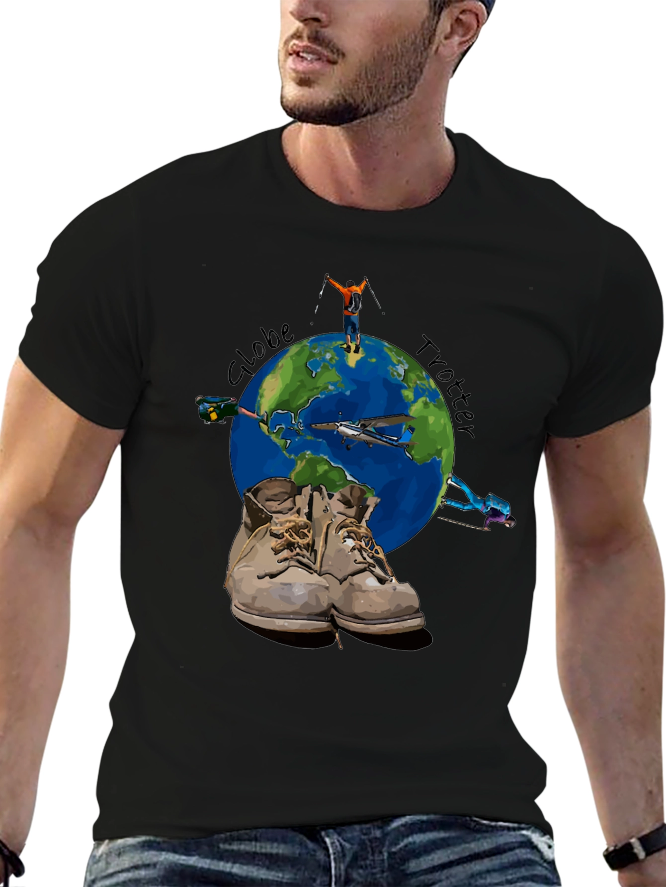 Globe Trotter Graphic Tee - Adventure Awaits!