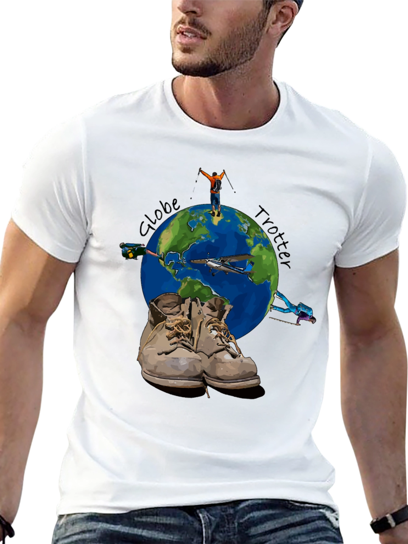Globe Trotter Graphic Tee - Adventure Awaits!