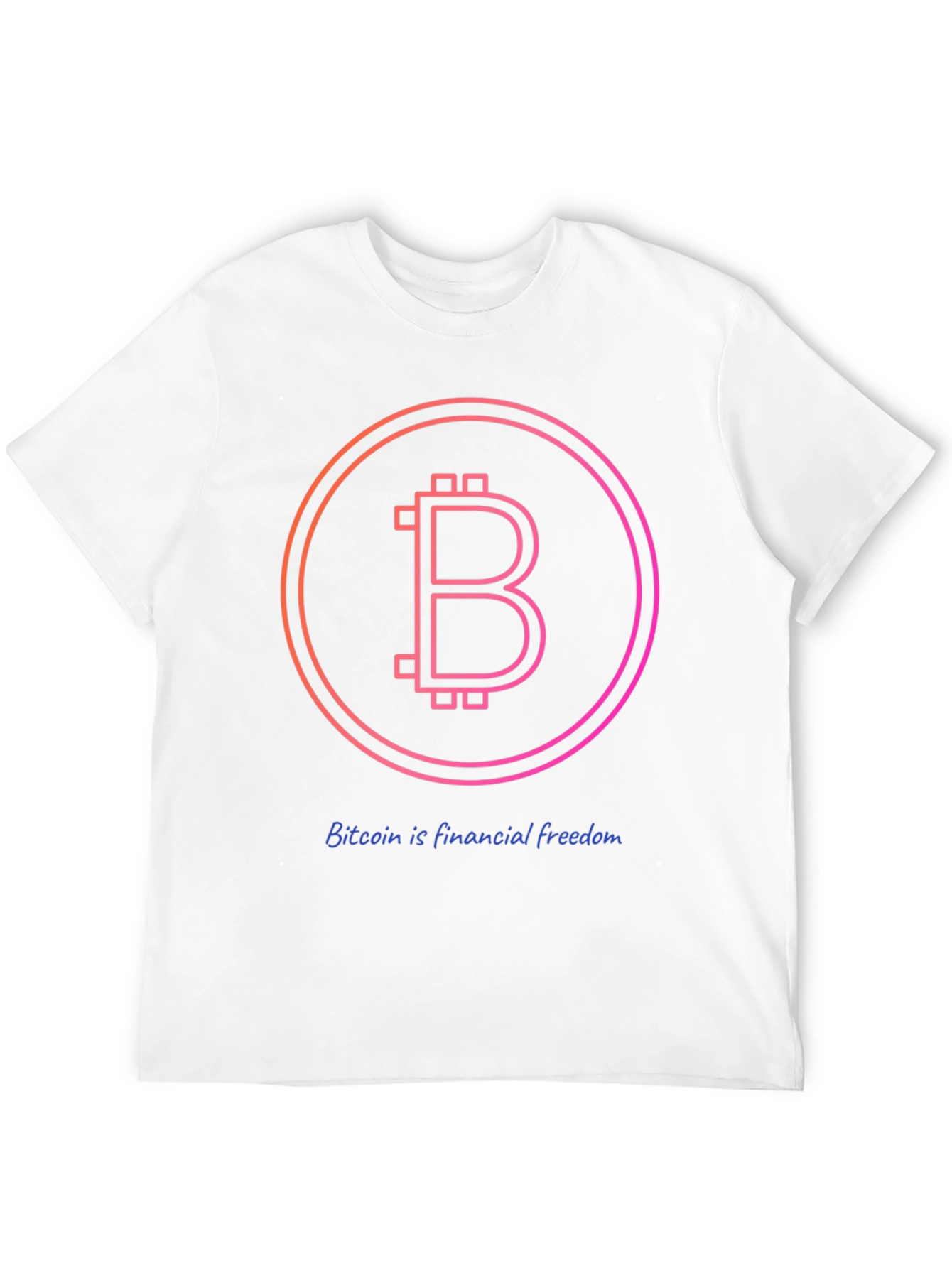 Bitcoin Financial Freedom Black T-Shirt