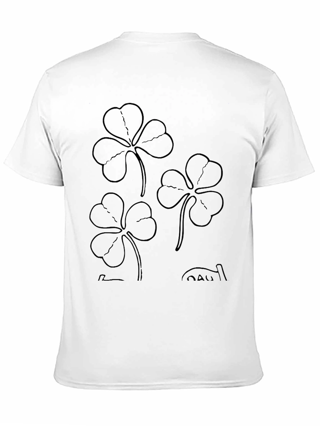 Lucky Clover Graphic Tee - Black