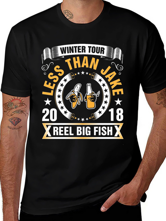 Less Than Jake Reel Big Fish Winter Tour 2018 T-Shirt