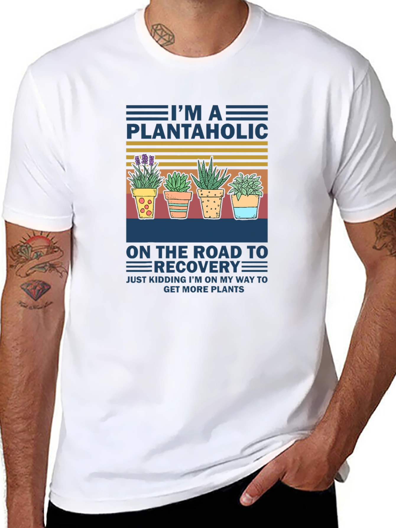 Plantaholic T-Shirt - Potted Plant Lover Tee