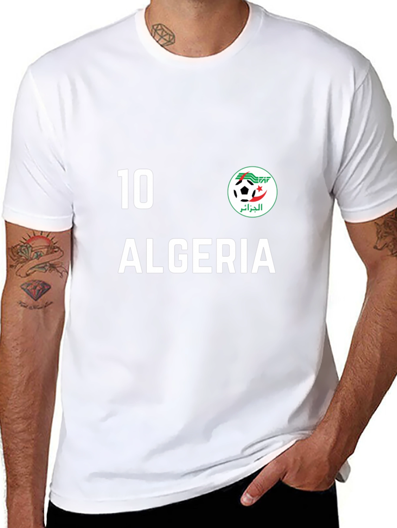 Algeria Soccer Jersey T-Shirt - Number 10