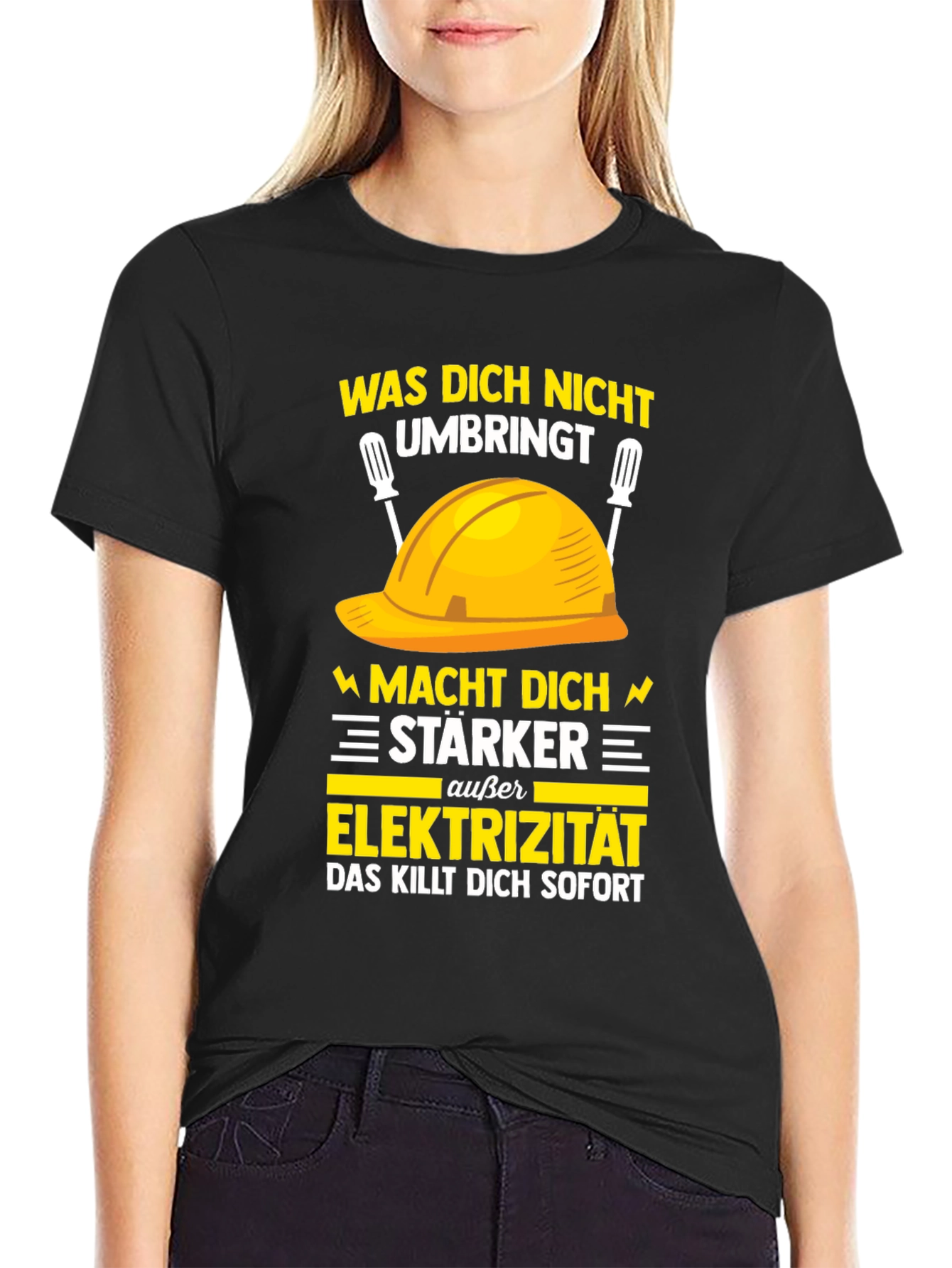Electrician Humor T-Shirt: What Doesnt Kill You