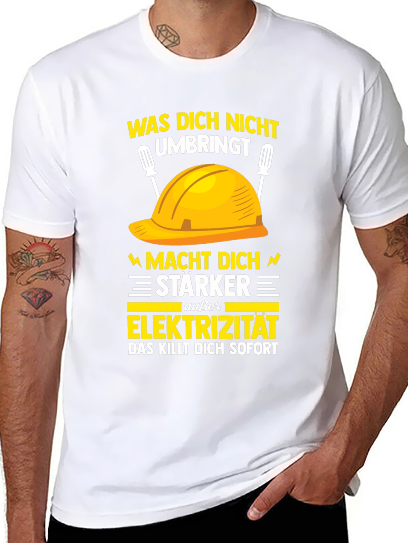 Electrician Humor T-Shirt: What Doesnt Kill You