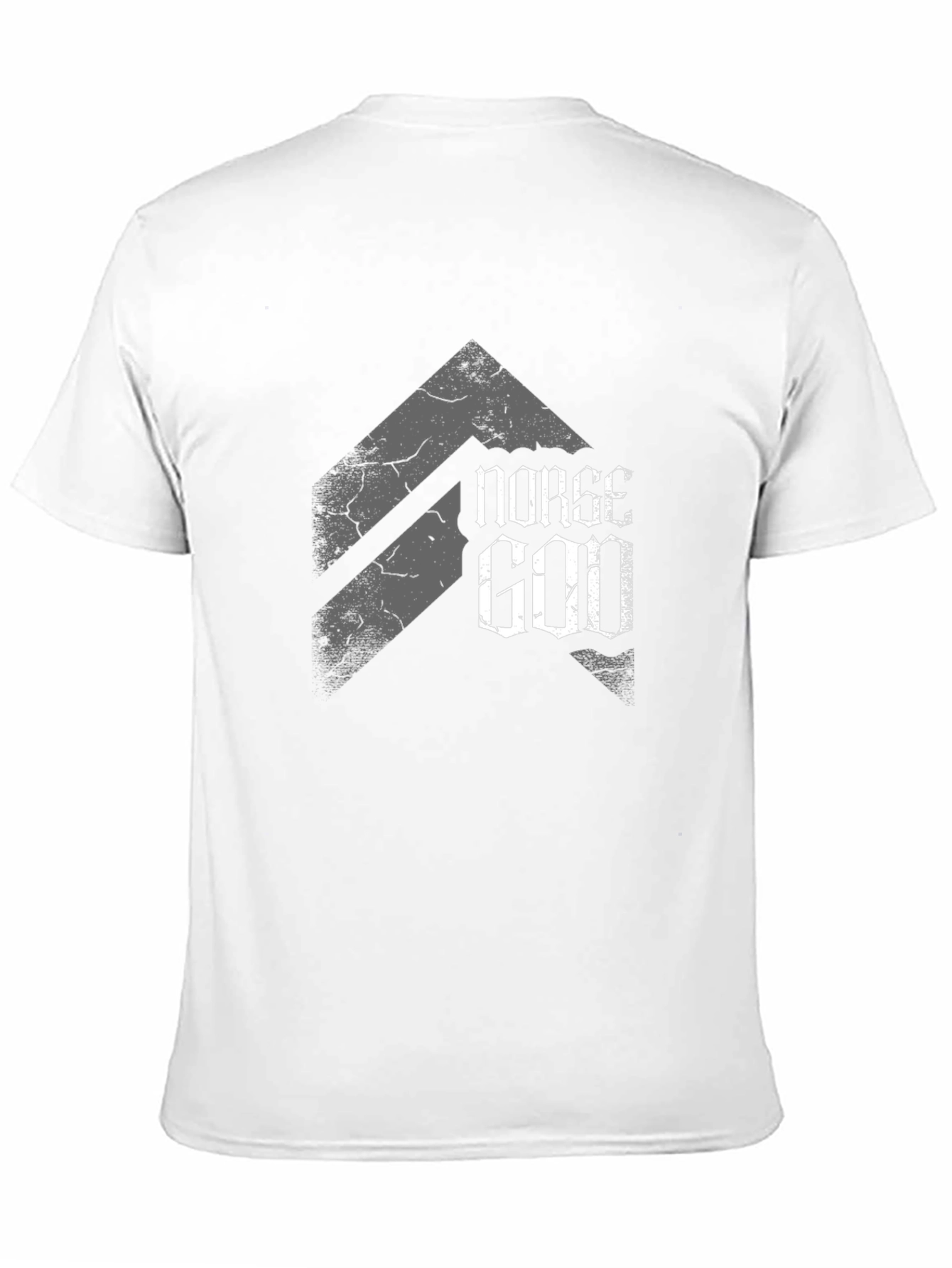 Norse God Graphic Tee - Black Viking Style