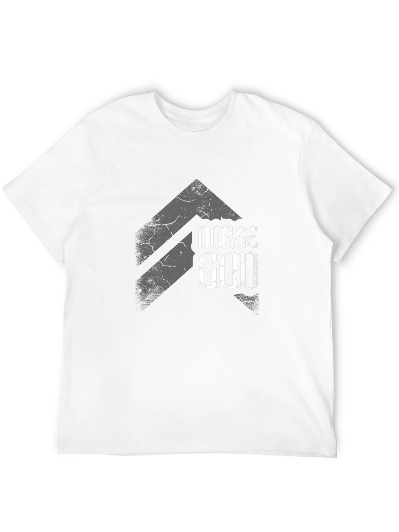 Norse God Graphic Tee - Black Viking Style