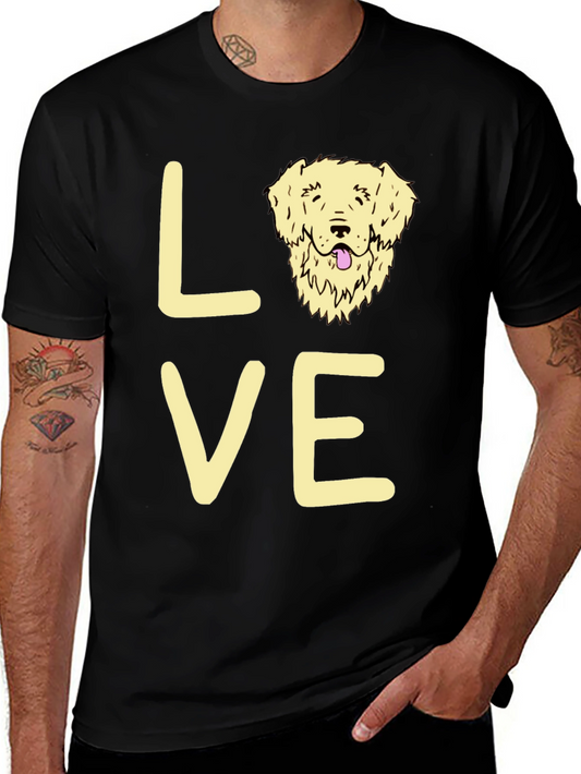 Dog Love Graphic T-Shirt - Unisex Cotton Tee