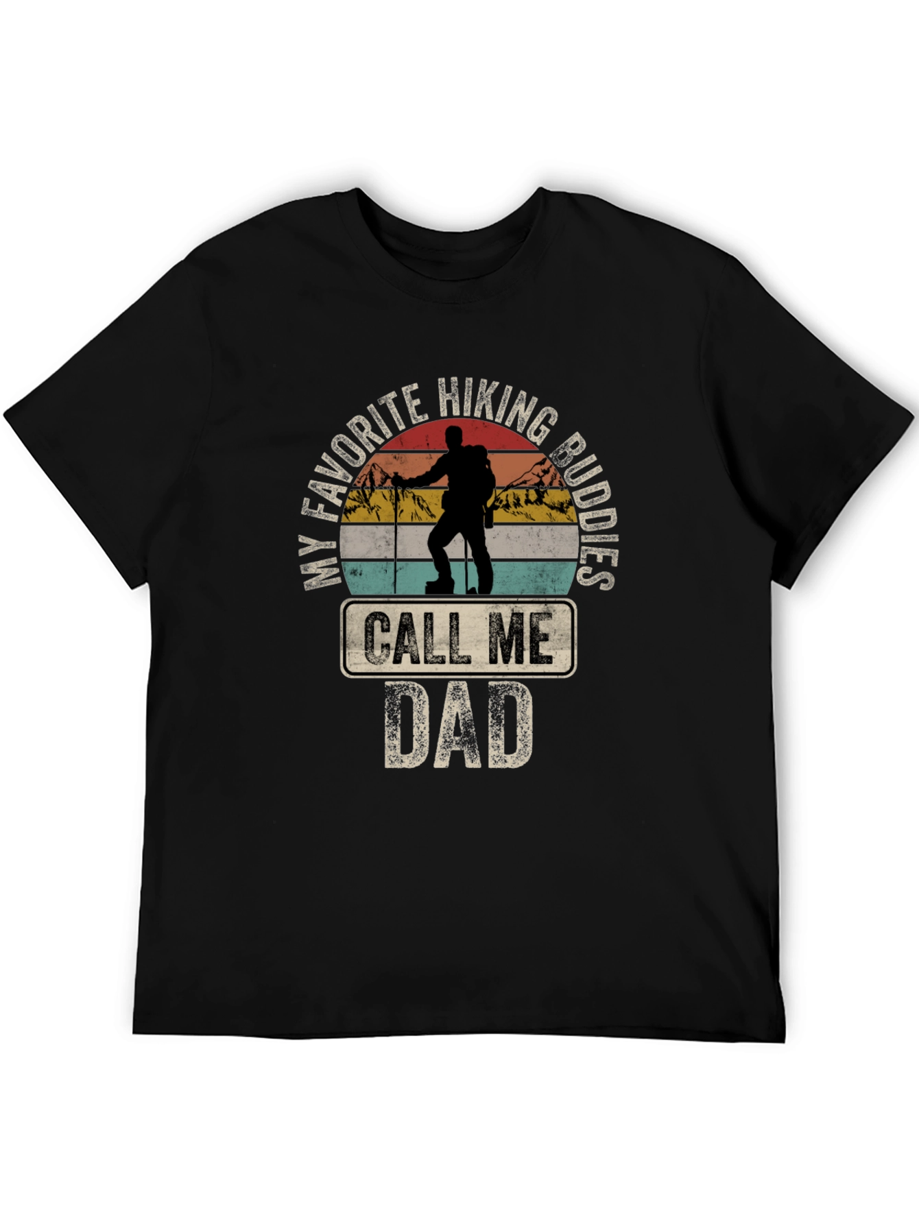 Hiking Buddies Dad T-Shirt
