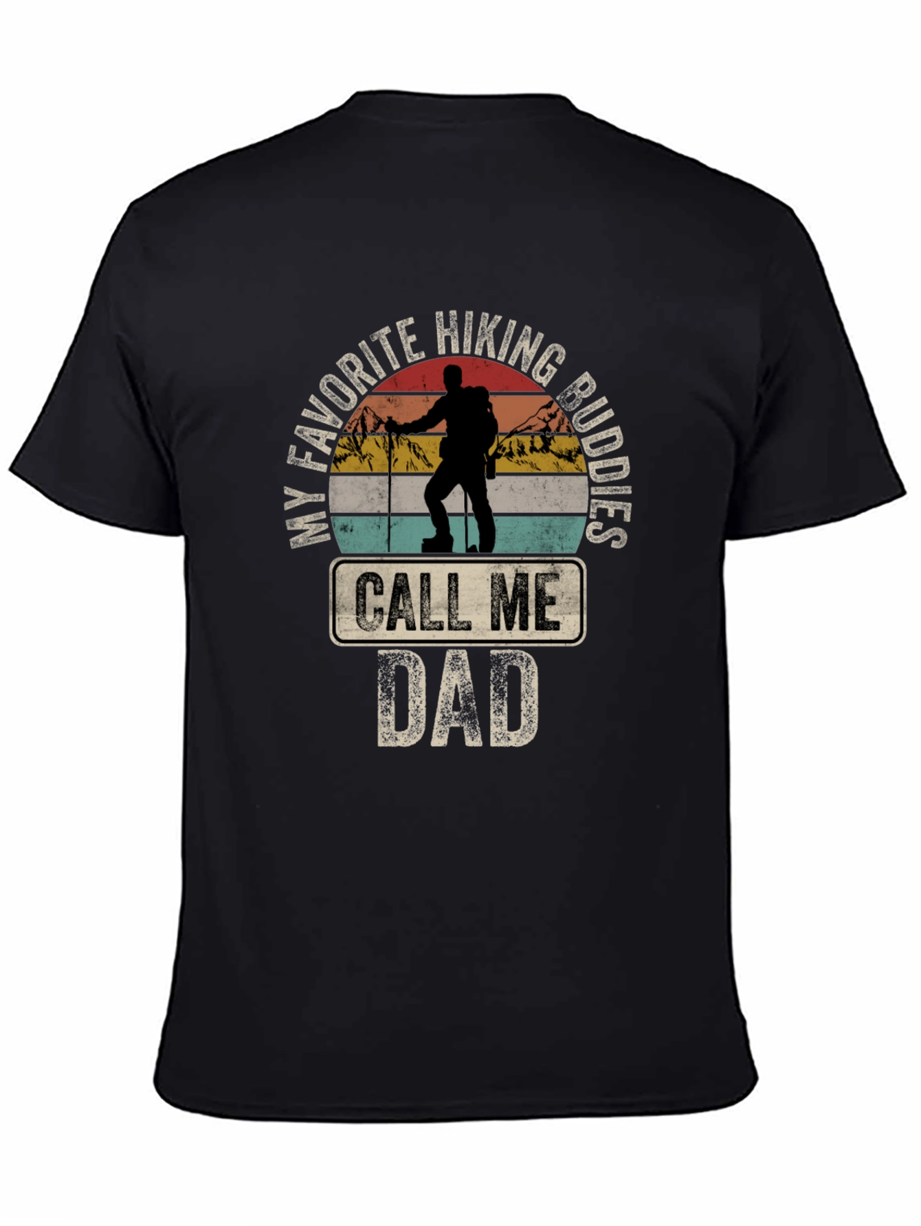 Hiking Buddies Dad T-Shirt