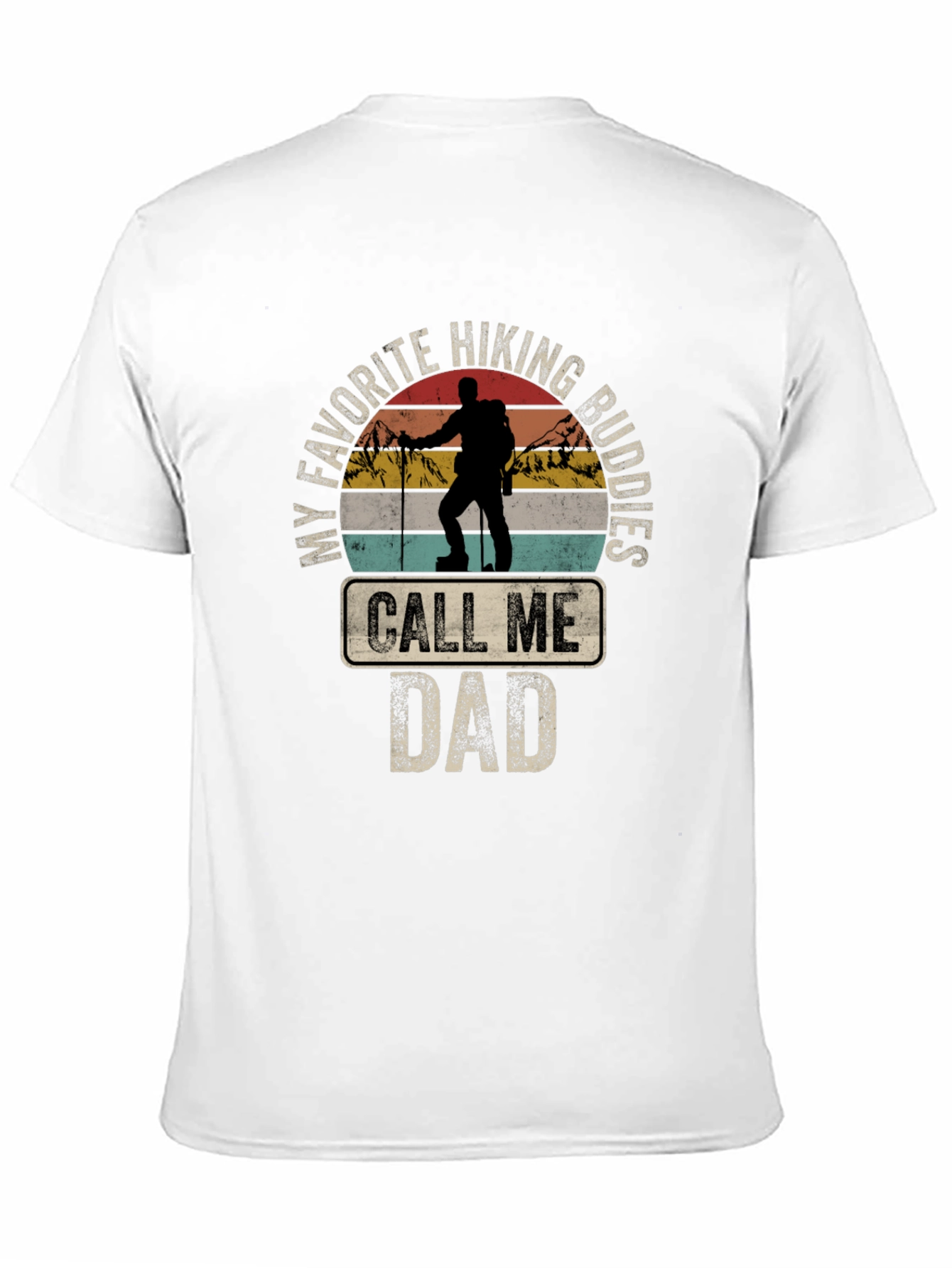 Hiking Buddies Dad T-Shirt