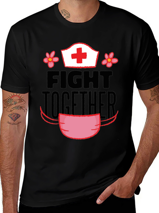 Fight Together Nurse Graphic Tee