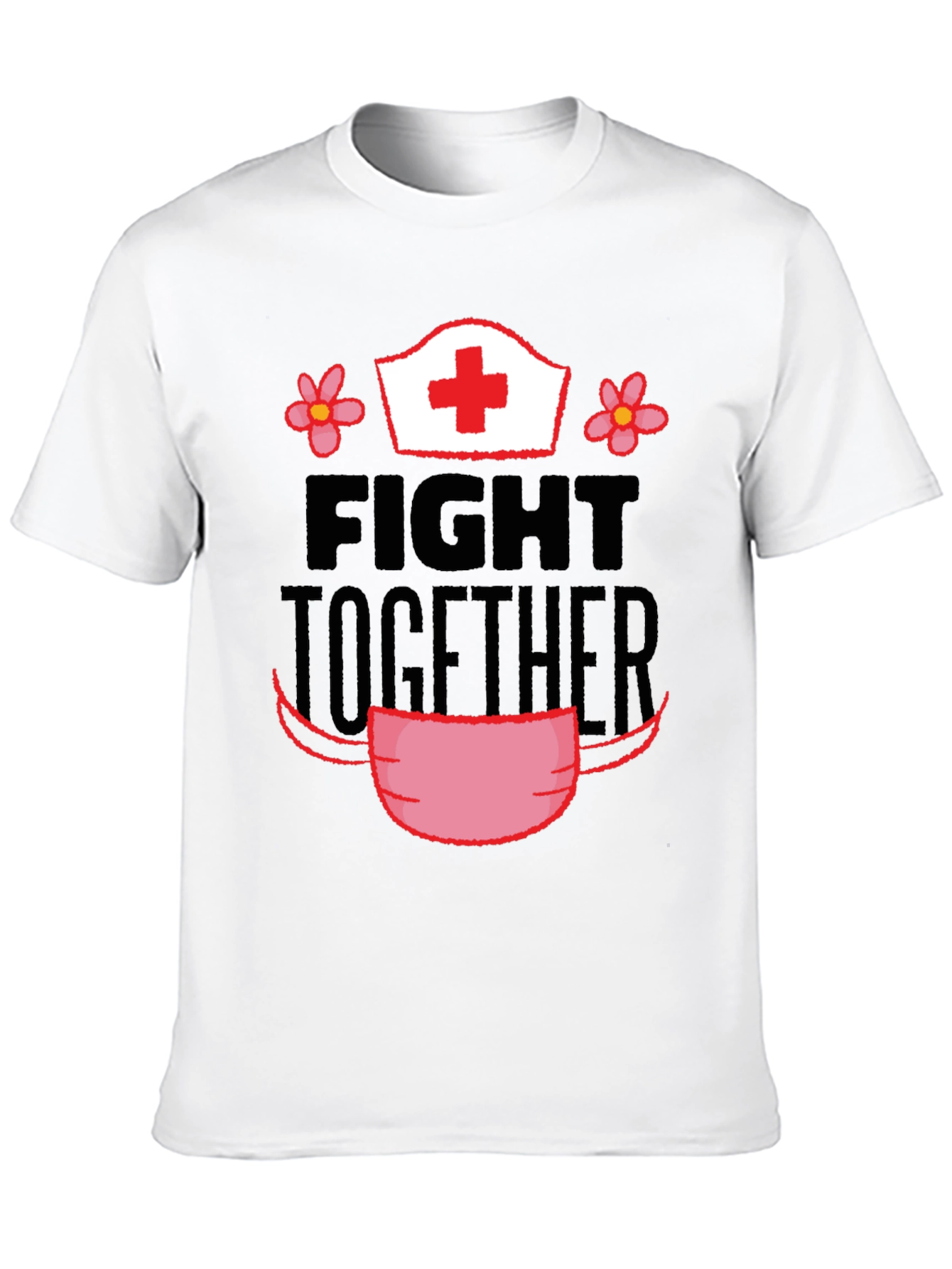 Fight Together Nurse Graphic Tee