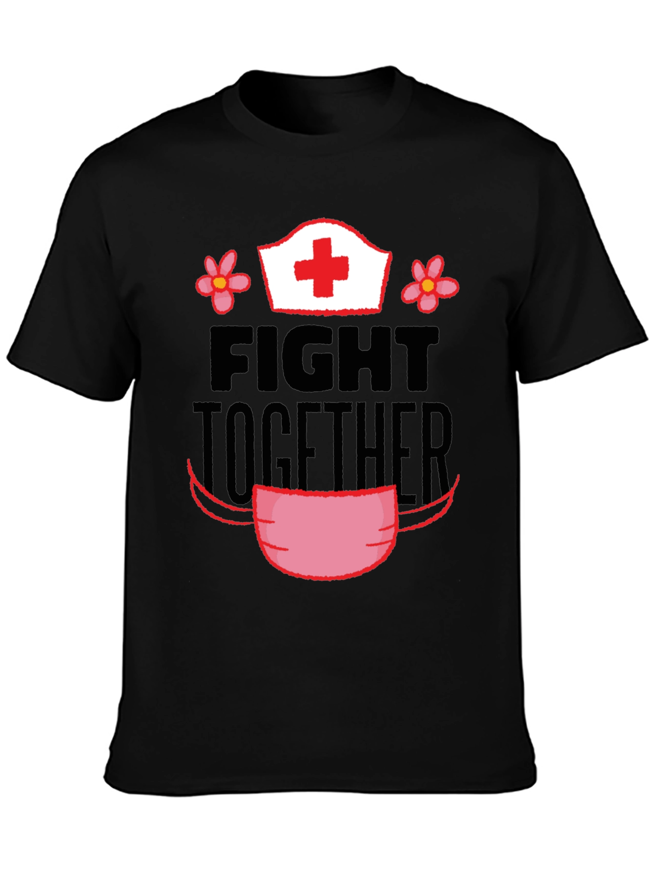 Fight Together Nurse Graphic Tee