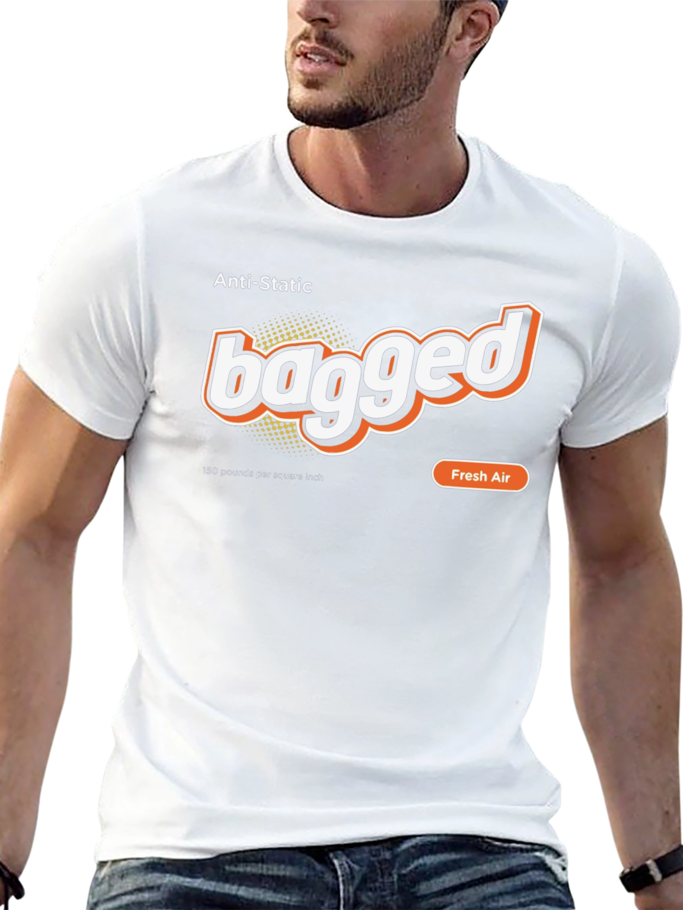 Bagged Anti-Static Fresh Air Black T-Shirt
