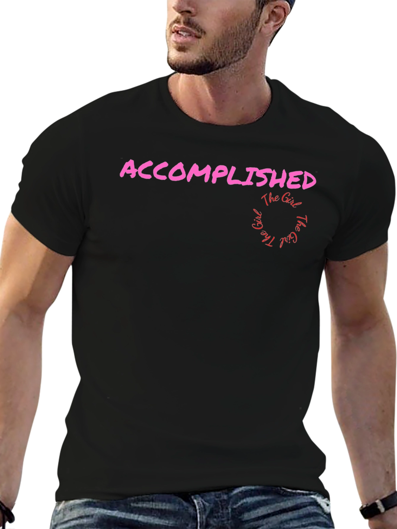 Accomplished Girl Graphic Tee - Black