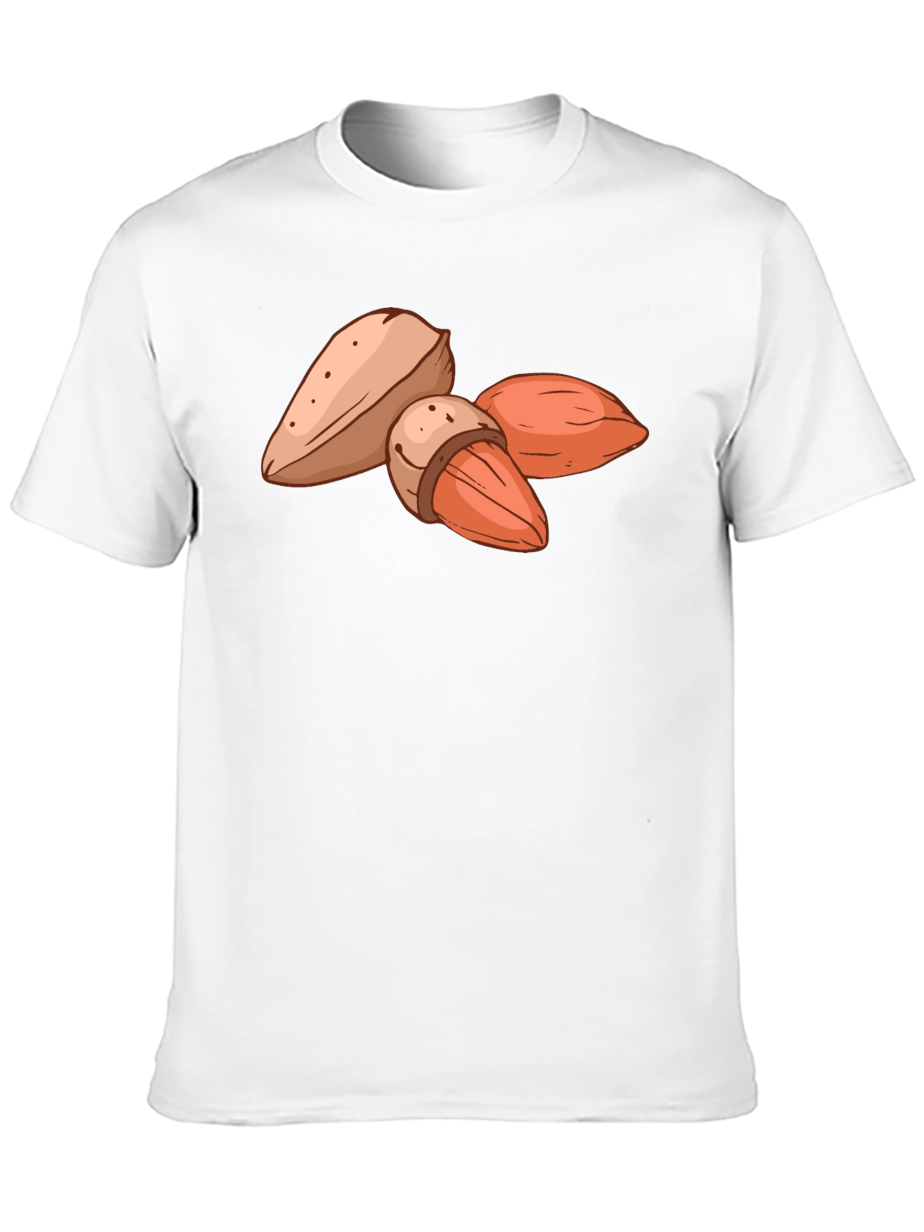 Almond Graphic Black T-Shirt - Casual Style
