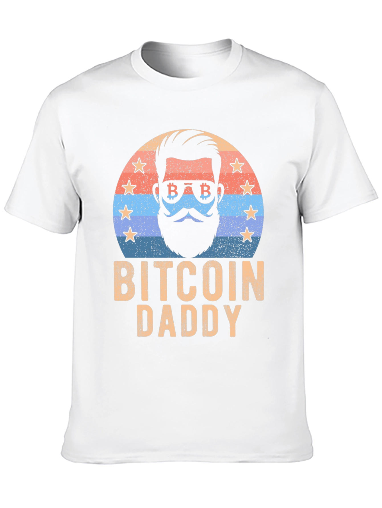 Bitcoin Daddy Graphic Tee - Crypto Dad T-Shirt