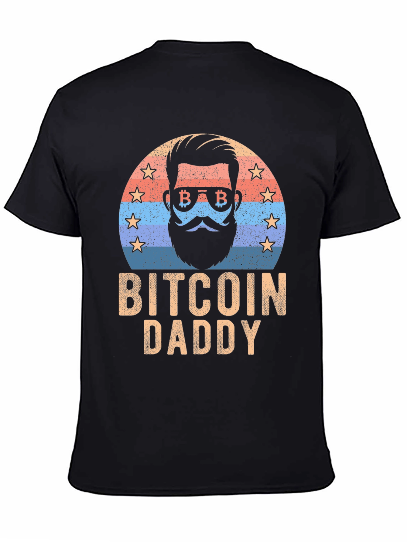 Bitcoin Daddy Graphic Tee - Crypto Dad T-Shirt