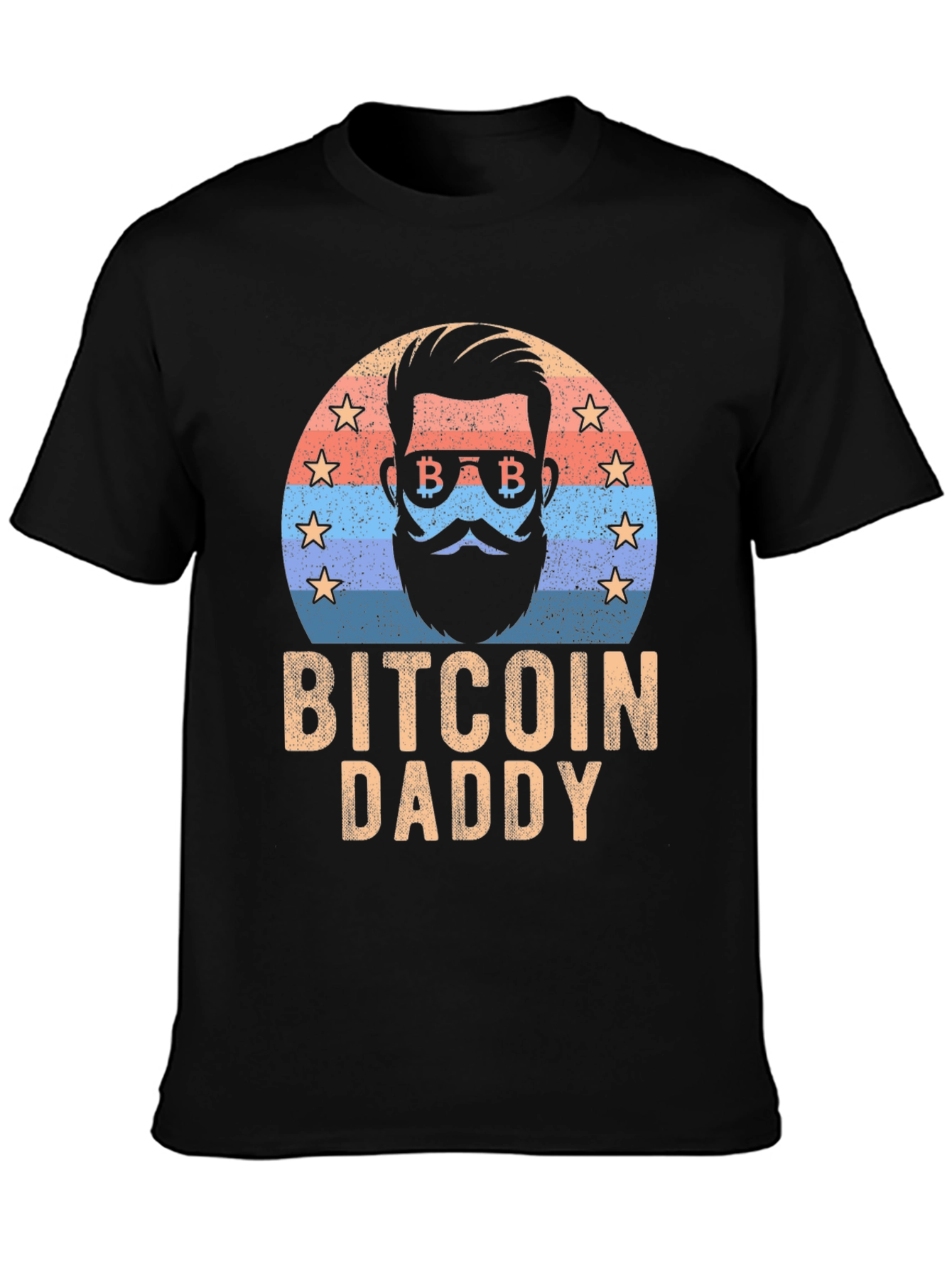 Bitcoin Daddy Graphic Tee - Crypto Dad T-Shirt