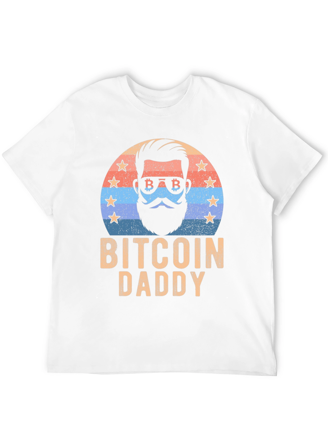 Bitcoin Daddy Graphic Tee - Crypto Dad T-Shirt