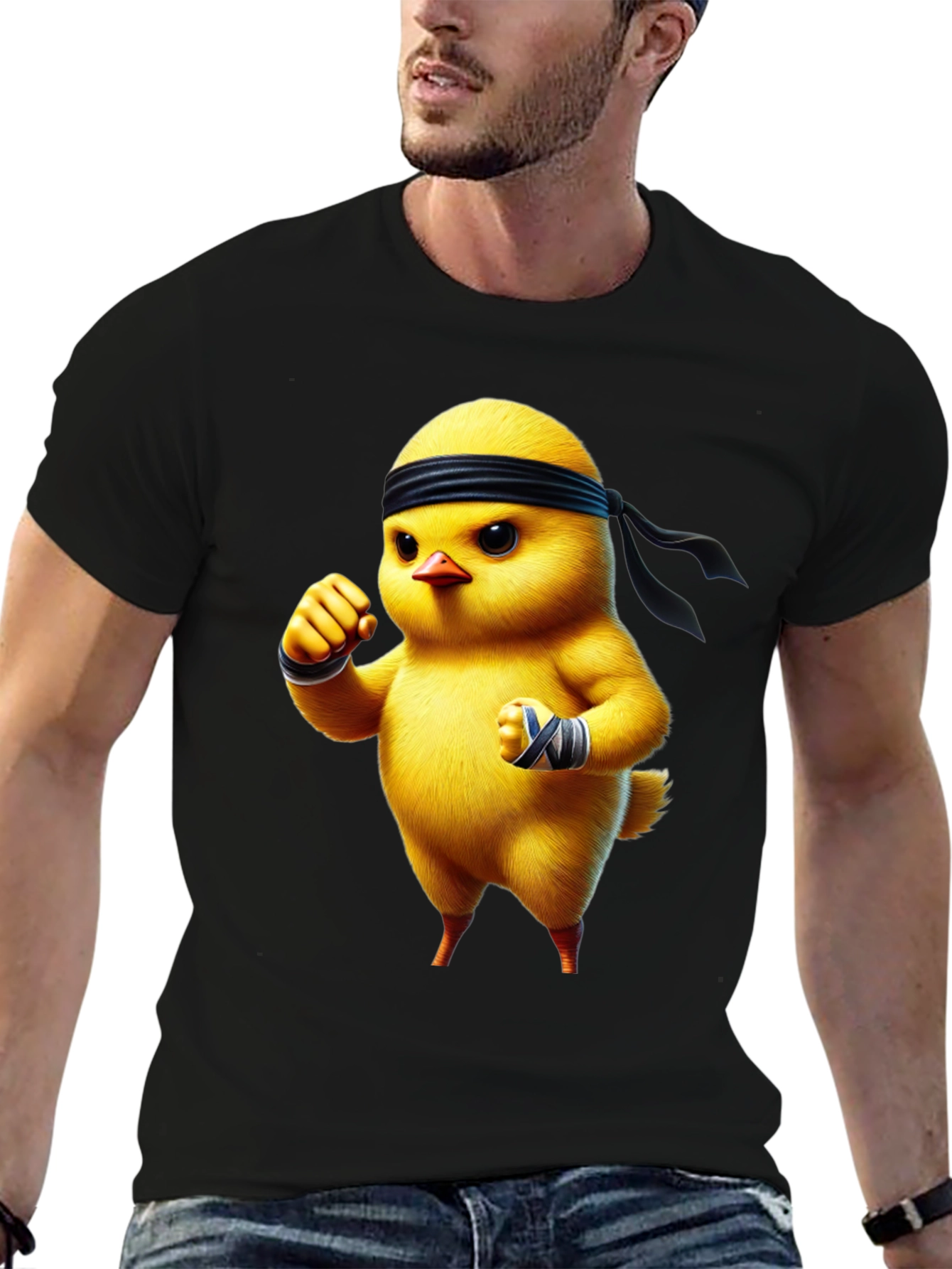 Martial Arts Chick Black T-Shirt