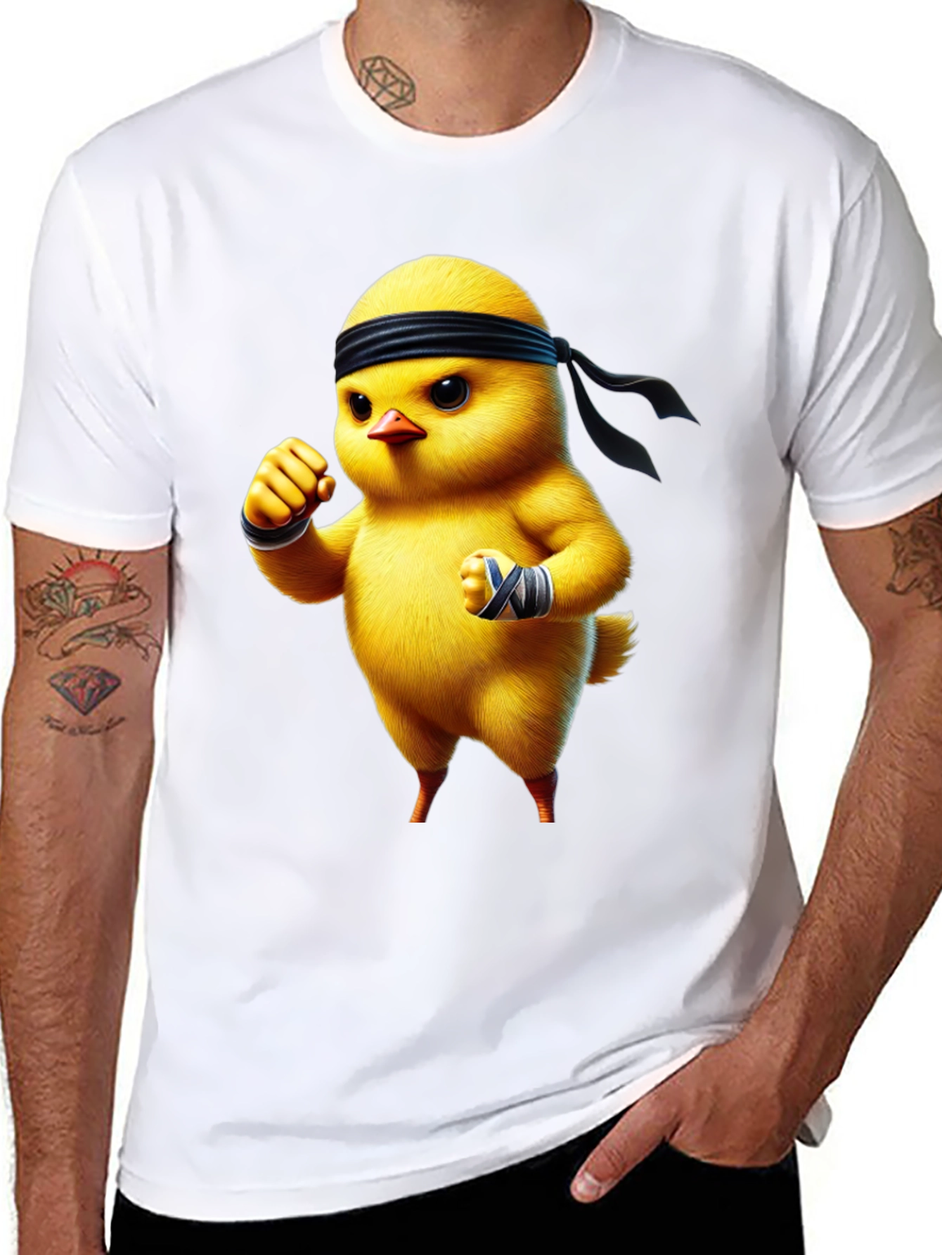Martial Arts Chick Black T-Shirt