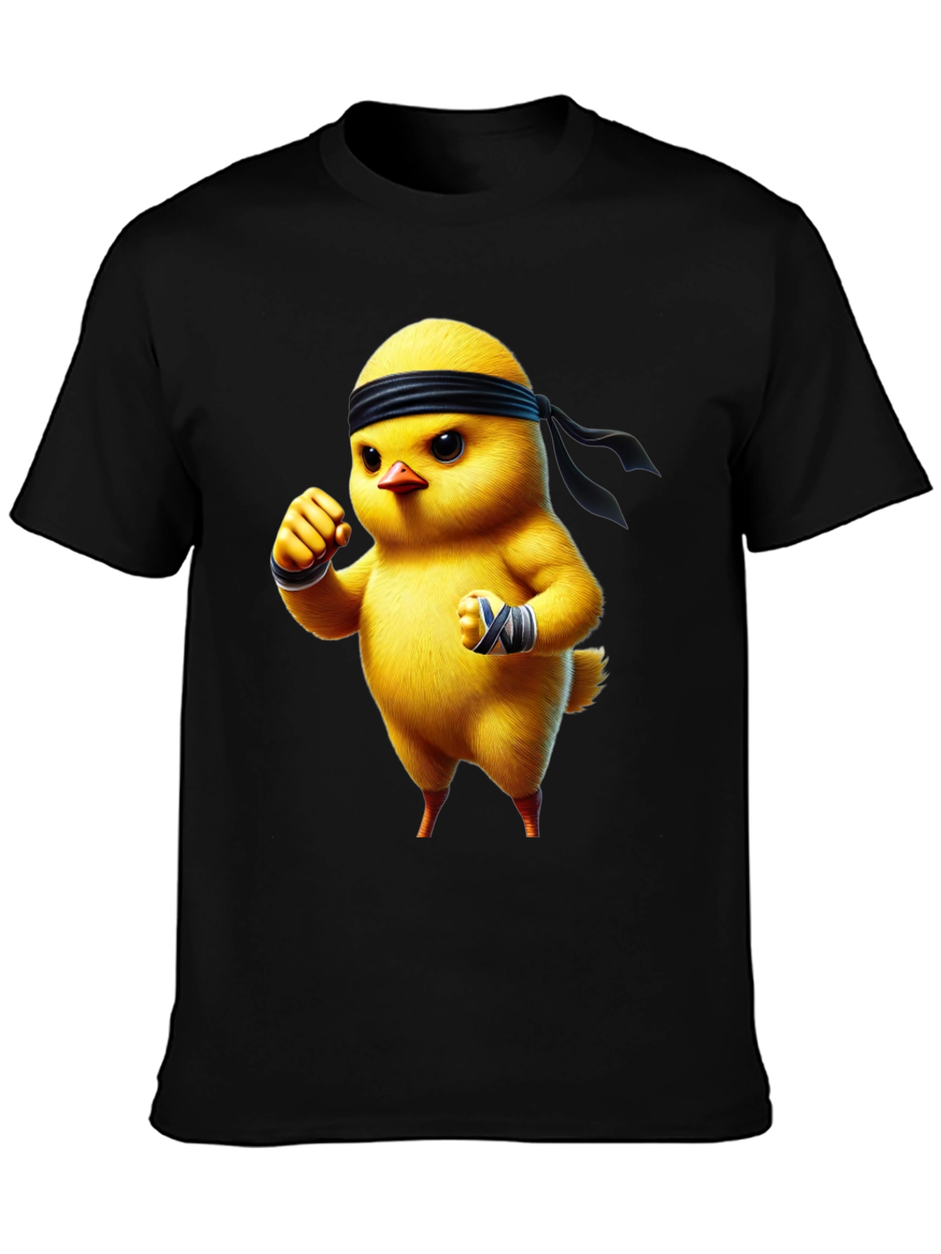 Martial Arts Chick Black T-Shirt