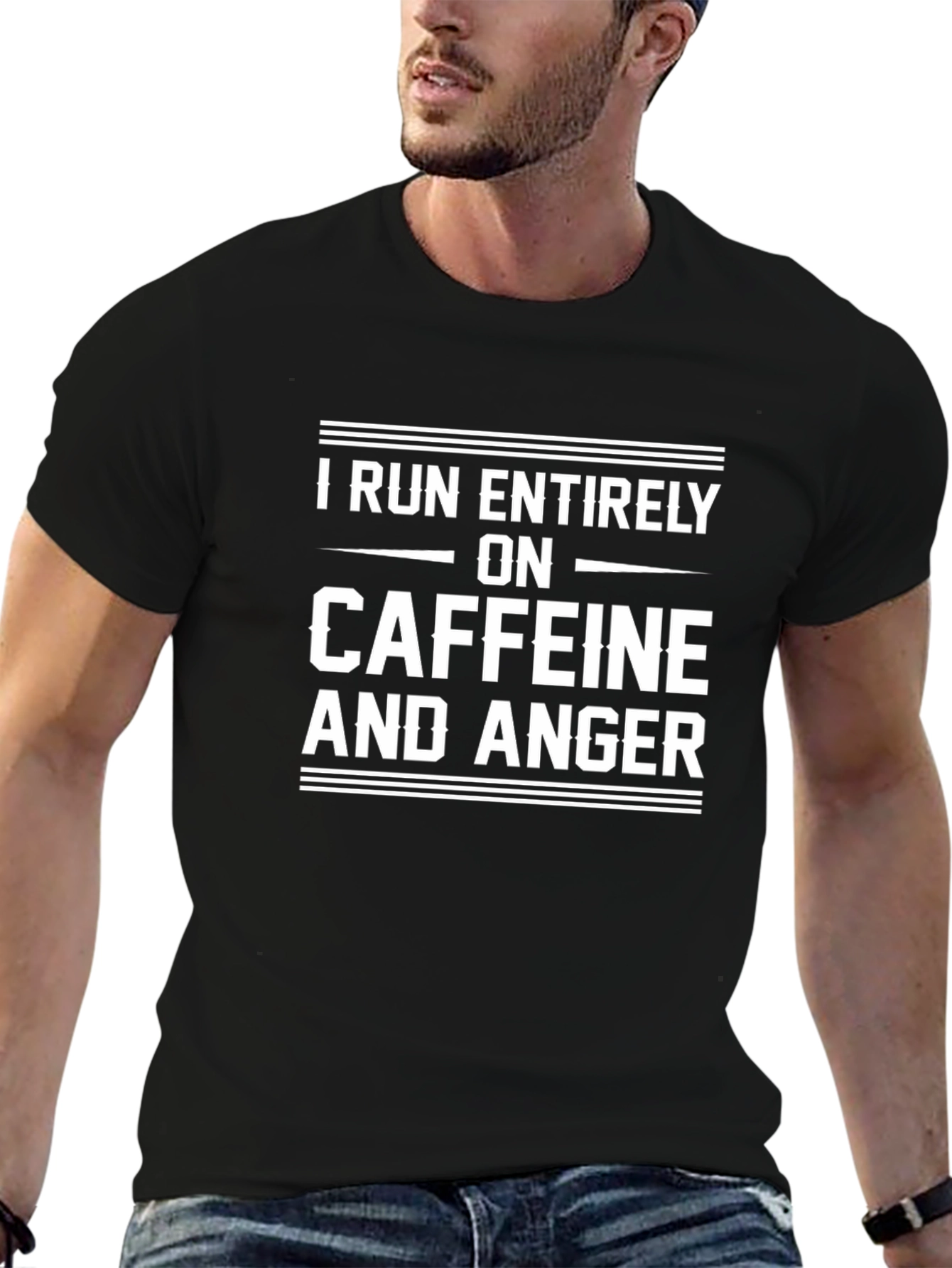 Caffeine and Anger T-Shirt - Funny Sarcastic Tee