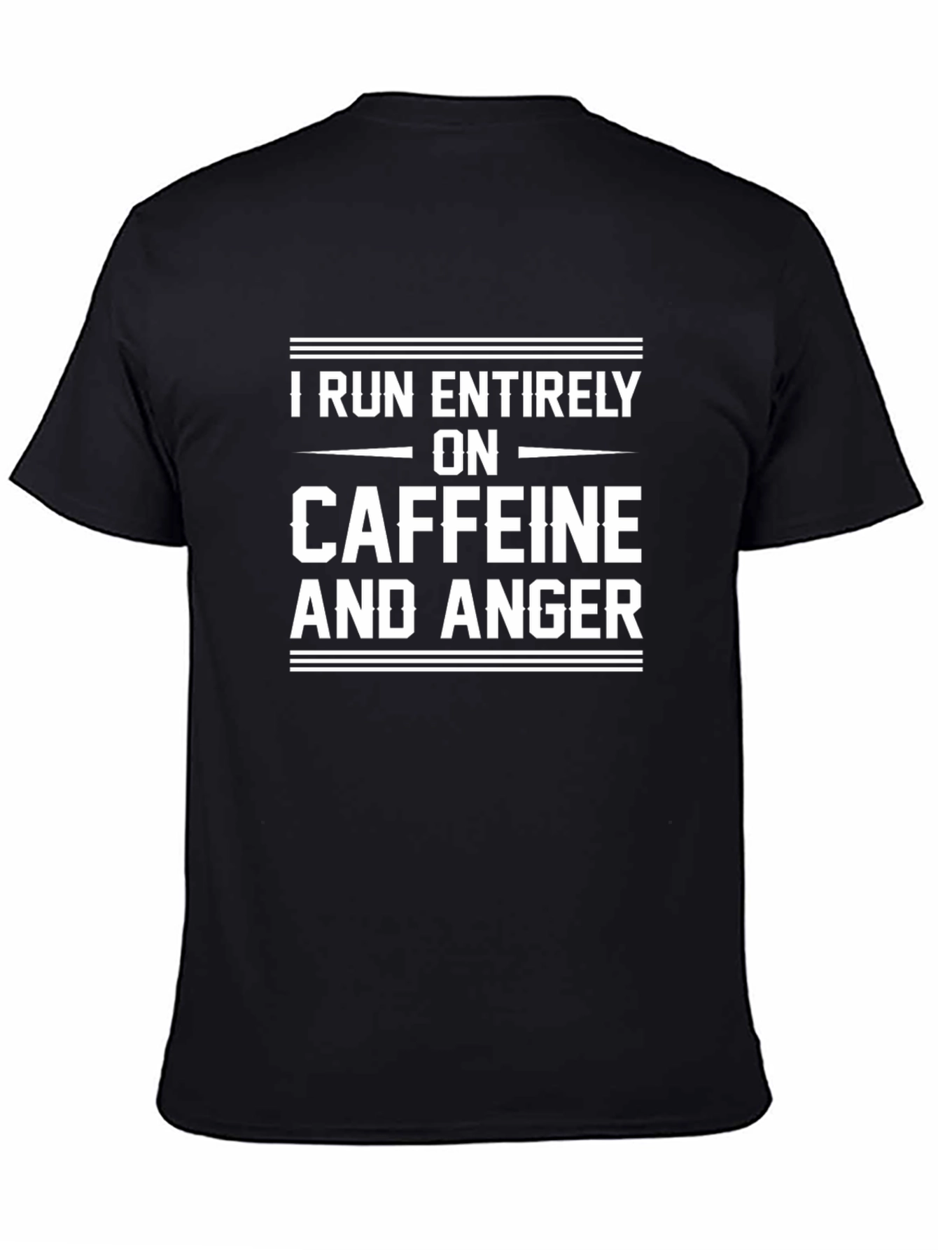 Caffeine and Anger T-Shirt - Funny Sarcastic Tee