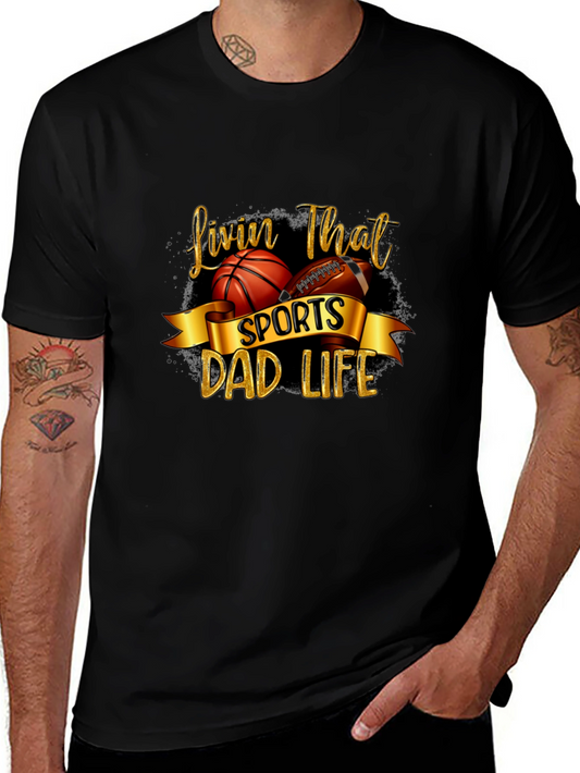 Sports Dad Life Graphic Tee