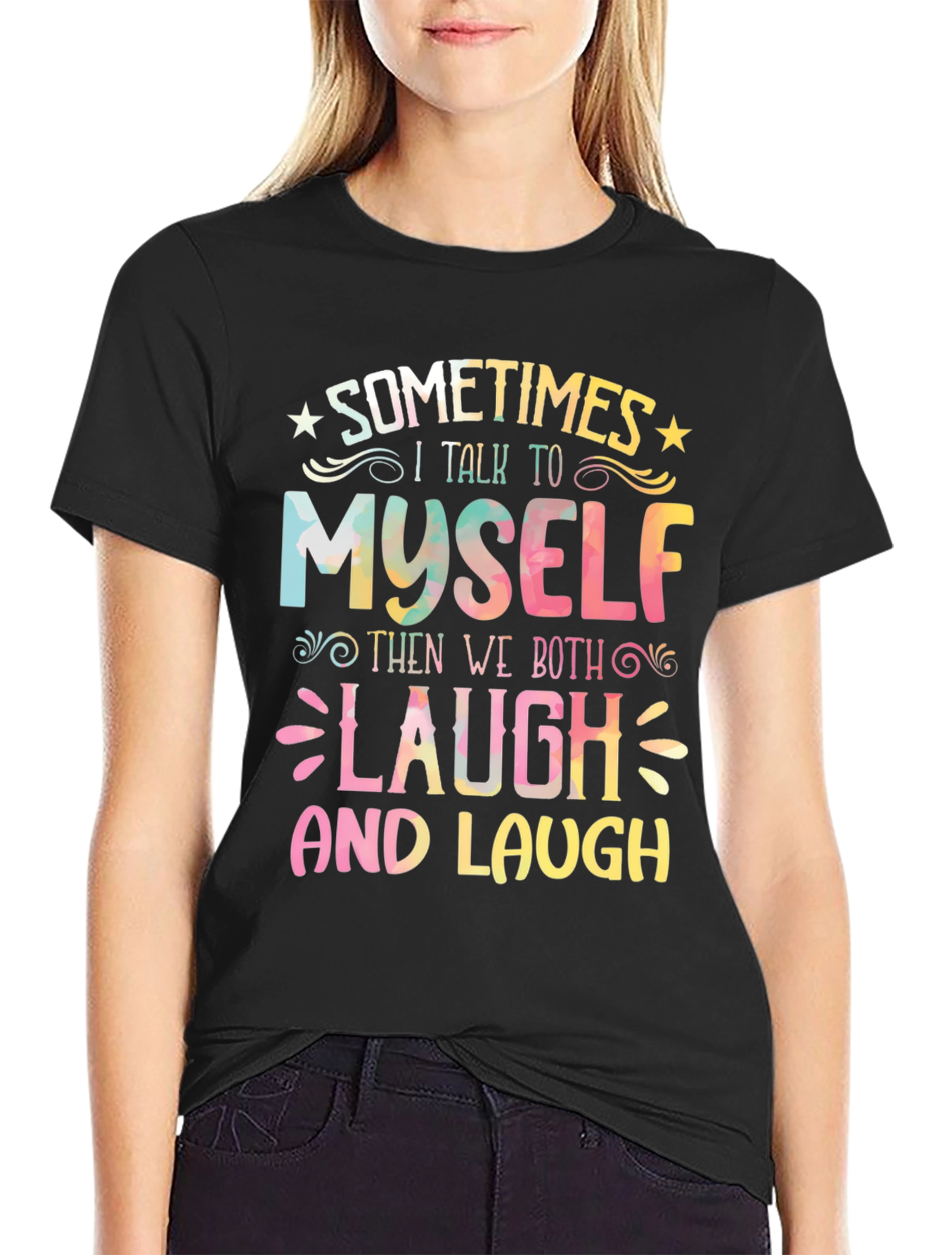Funny Sometimes I Talk To Myself Graphic Tee