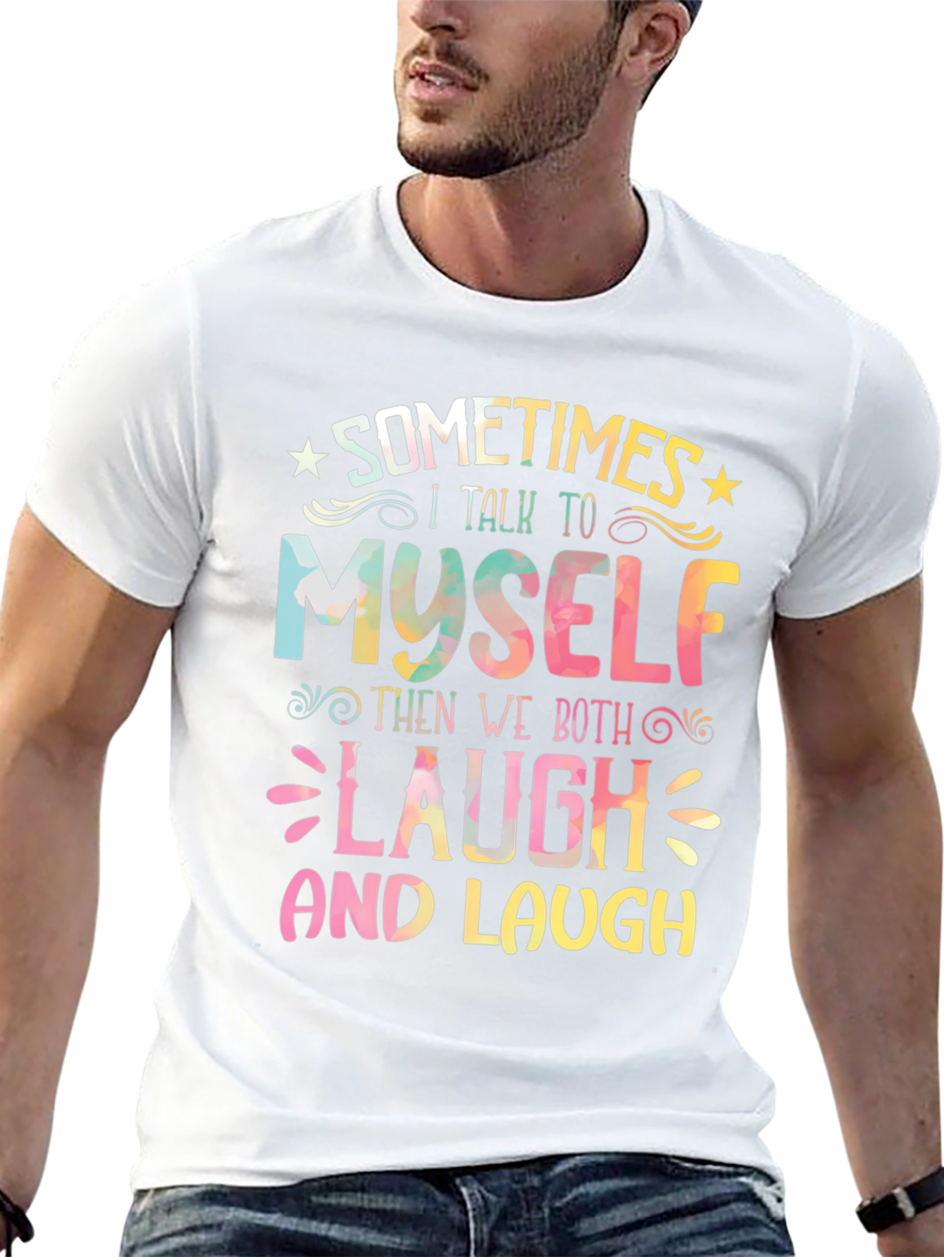 Funny Sometimes I Talk To Myself Graphic Tee